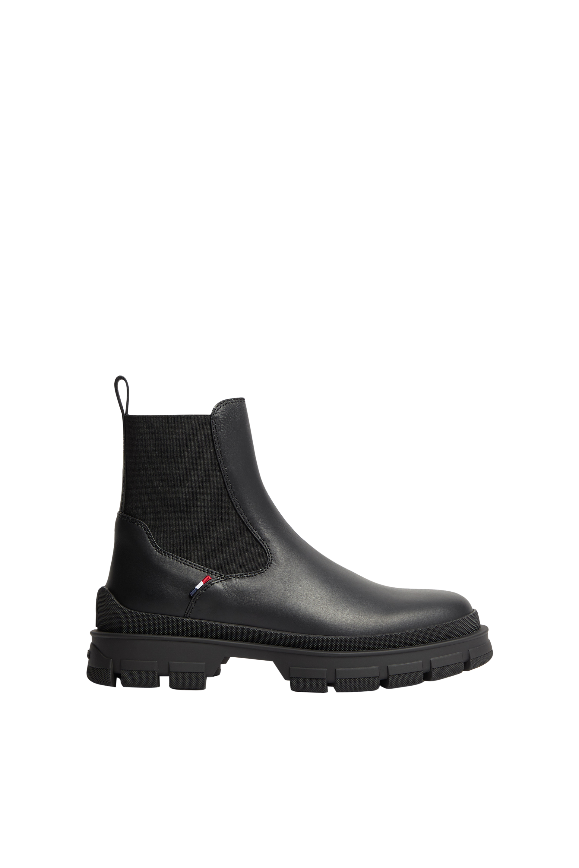 MONCLER COLLECTION BOTTES CHELSEA EN CUIR HEVEA 