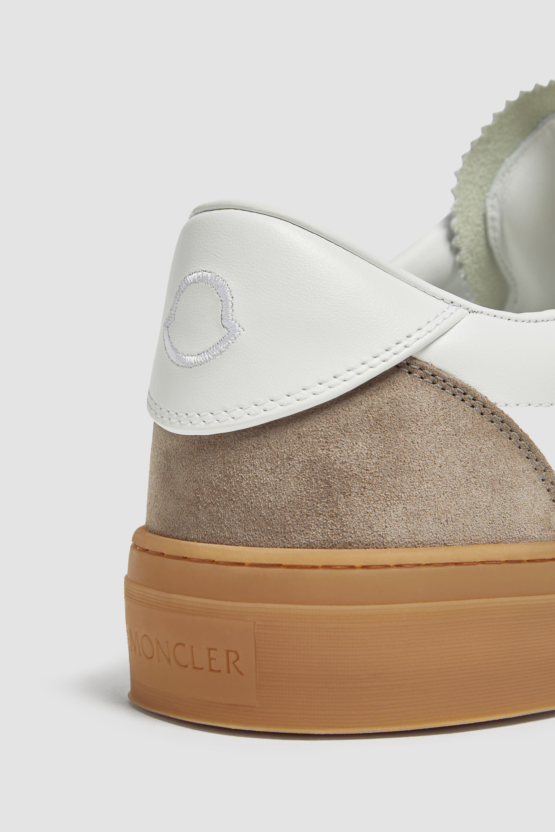 Optical White Monaco M Leather & Suede Sneakers - Sneakers