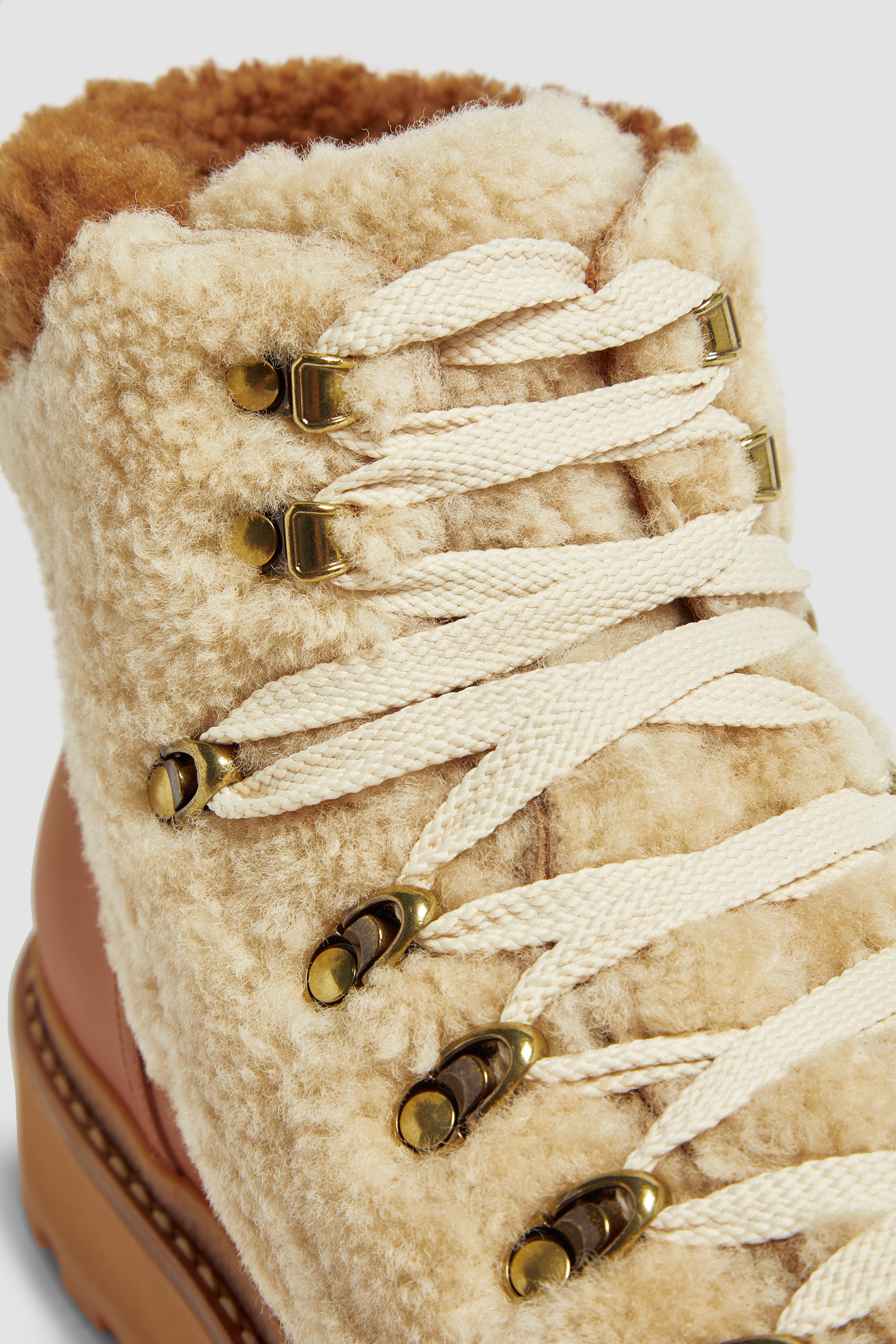 moncler shearling boots