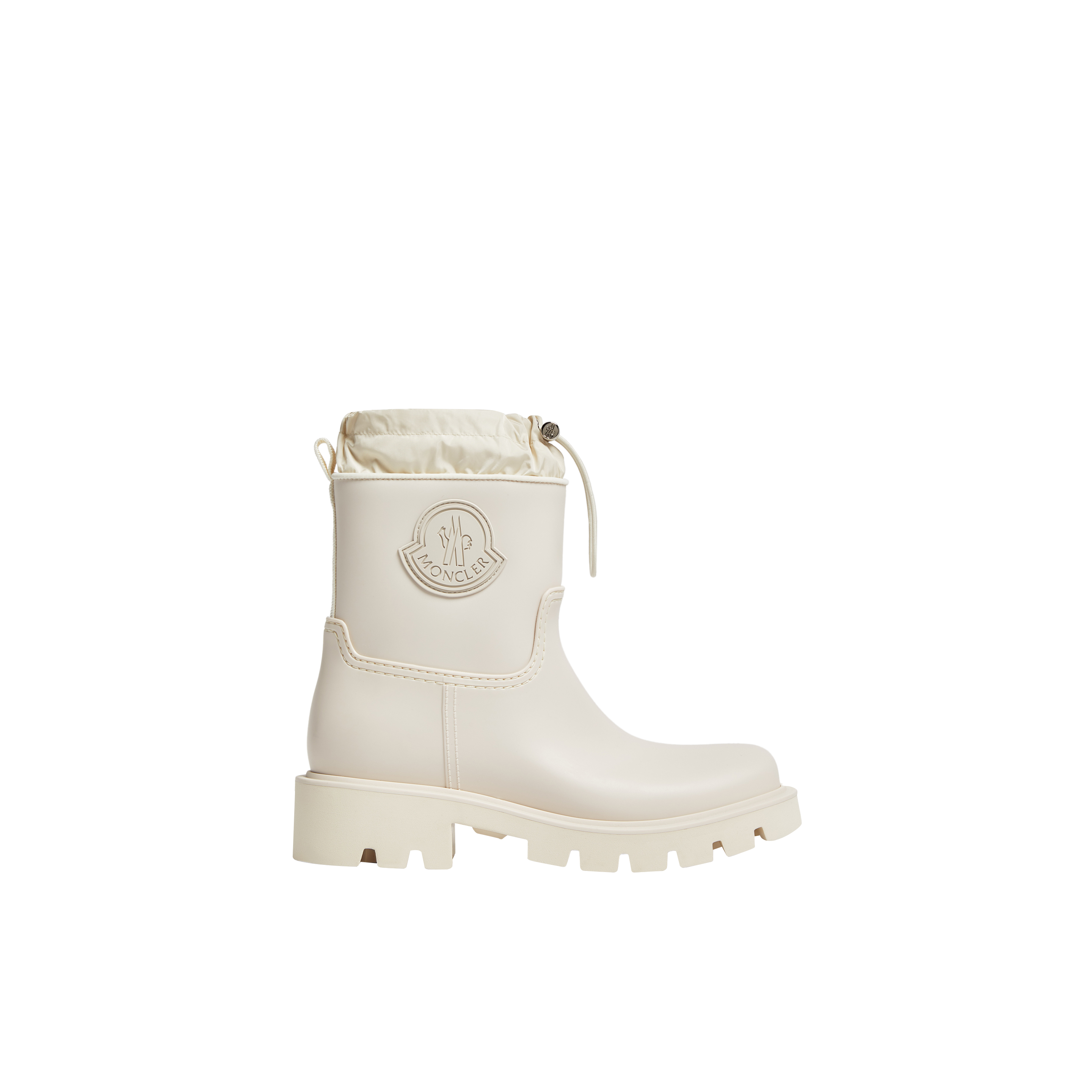 Shop Moncler Collection Bottes De Pluie Kickstream In White