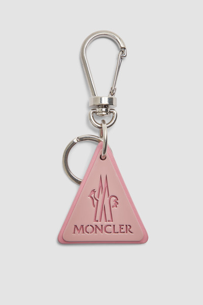 Pink Leather Logo Key Ring - Bags & Small Accessories for Women ...