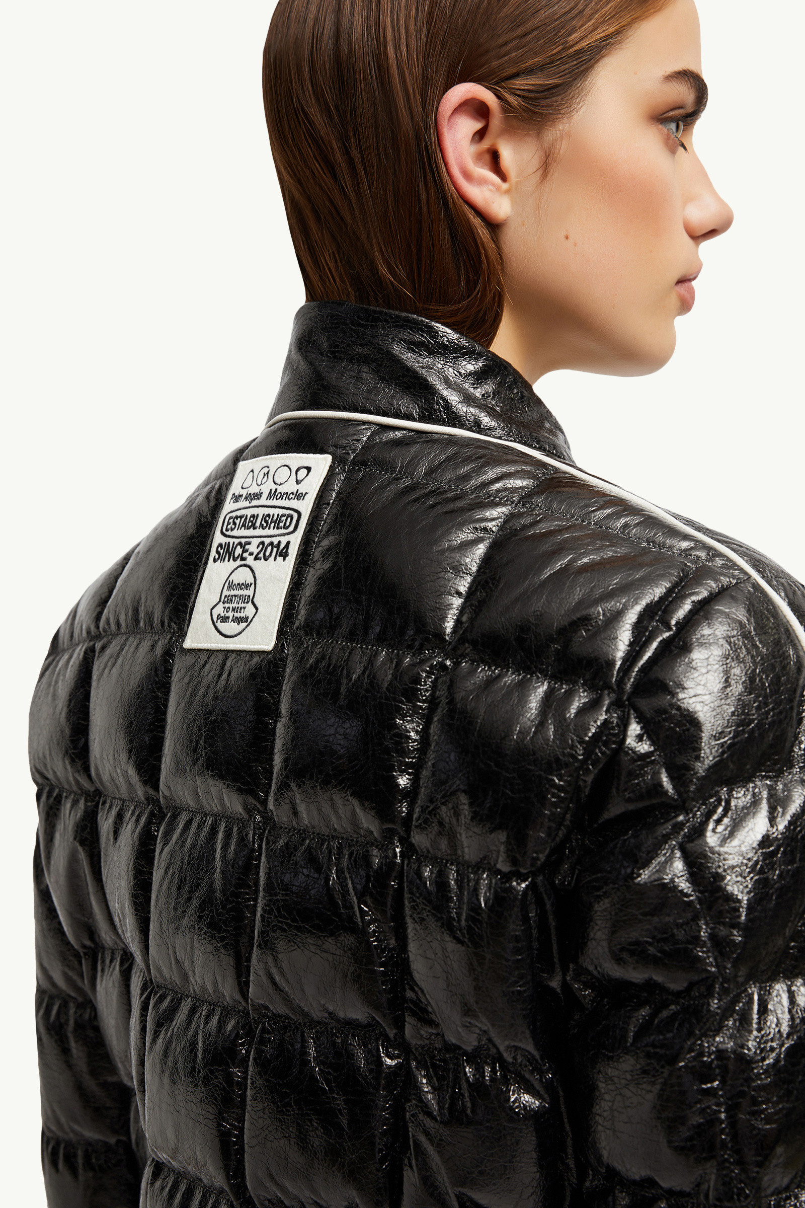 【MONCLER GENIUS】MONCLER X PALM ANGELS FLYKRA ダウン Black Moncler x Palm Angels Flykra Short Down Jacket
