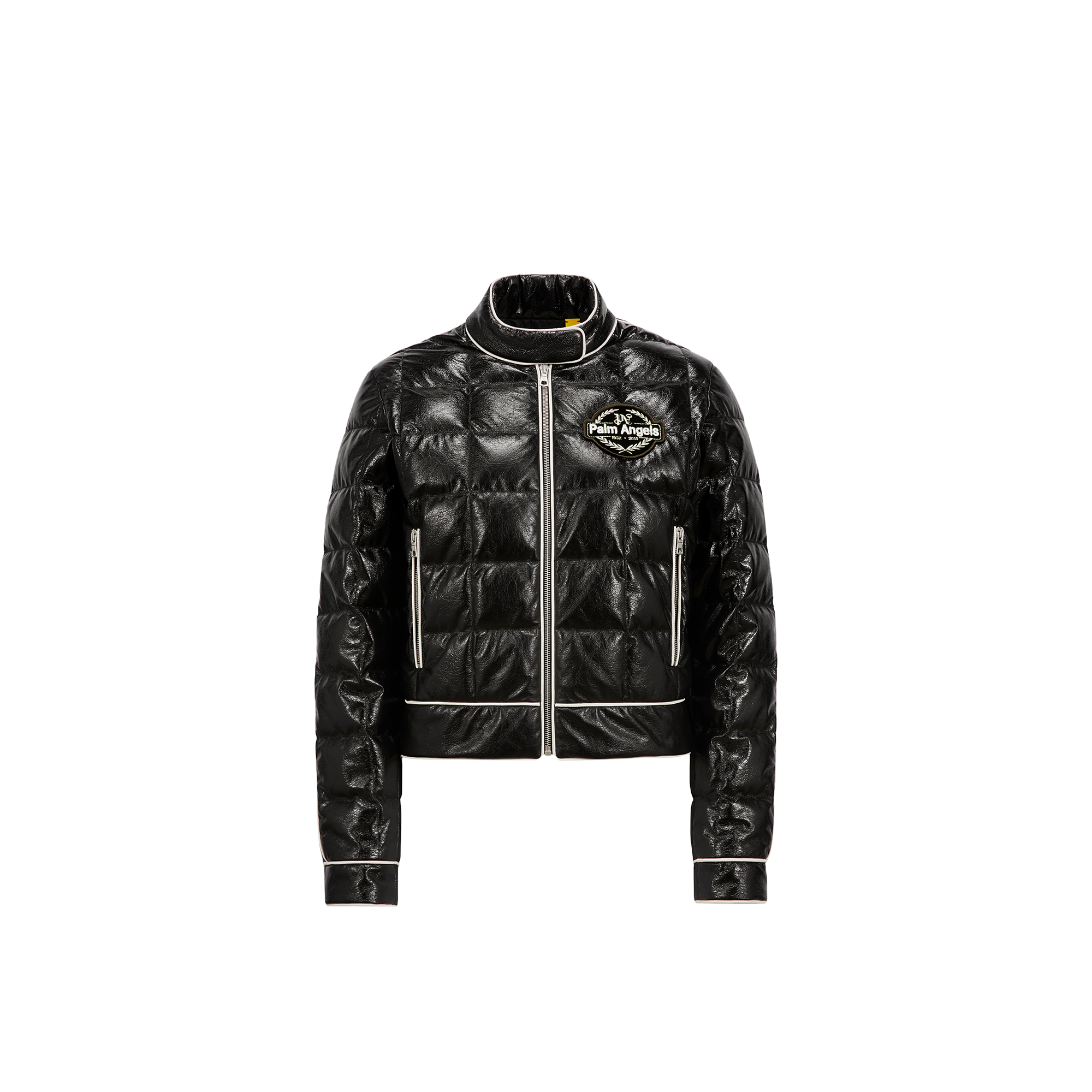Moncler X Palm Angels Flykra Short Down Jacket Black In Black