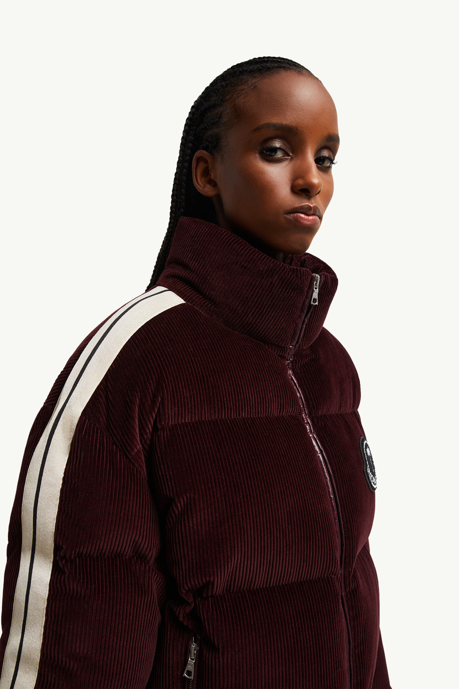 バーガンディー Moncler x Palm Angels Abrolhosショートダウン