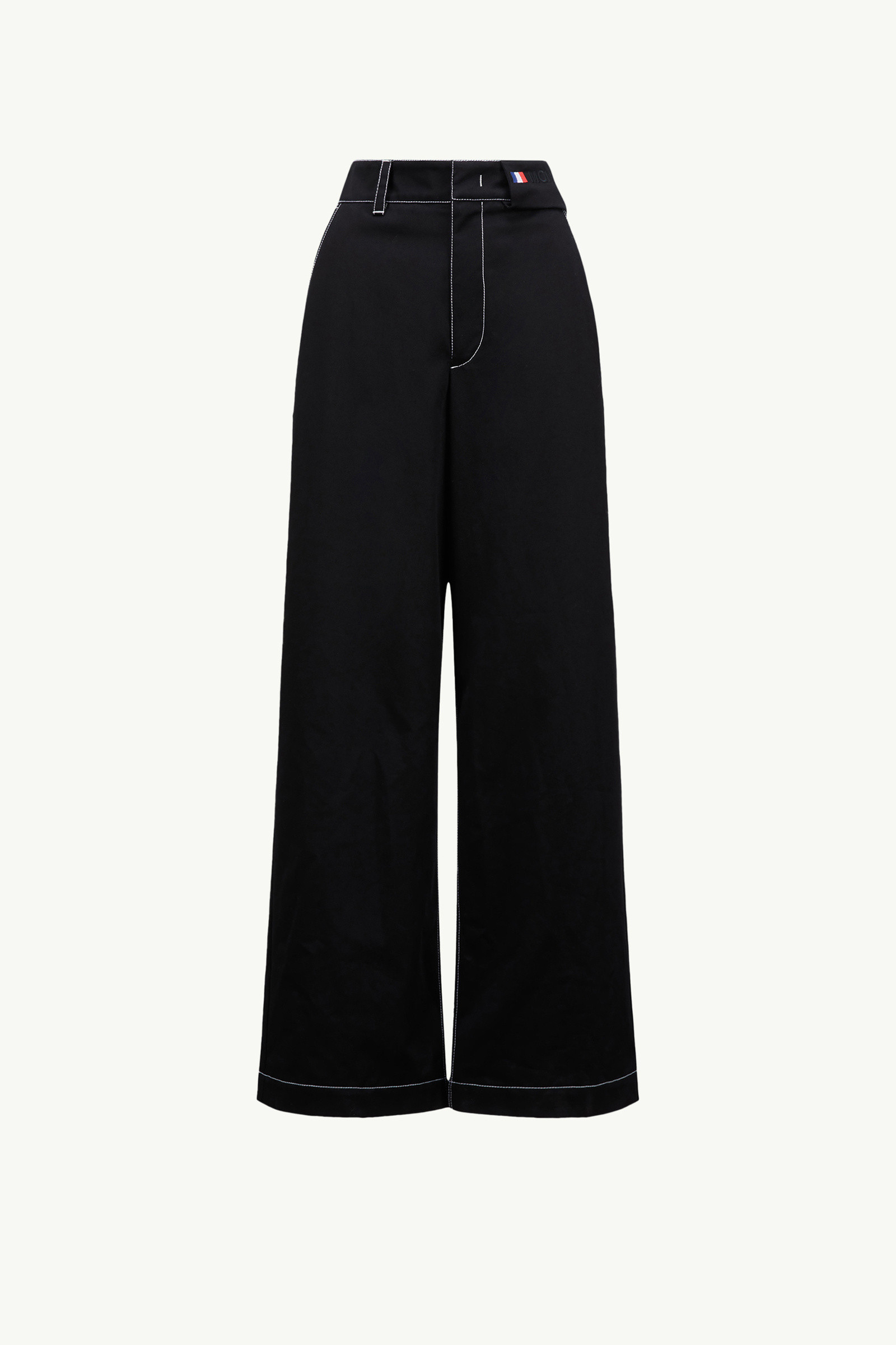 関税込 Moncler x Palm Angels Cotton Trousers Black Moncler x Palm Angels Cotton Trousers - Moncler x Palm