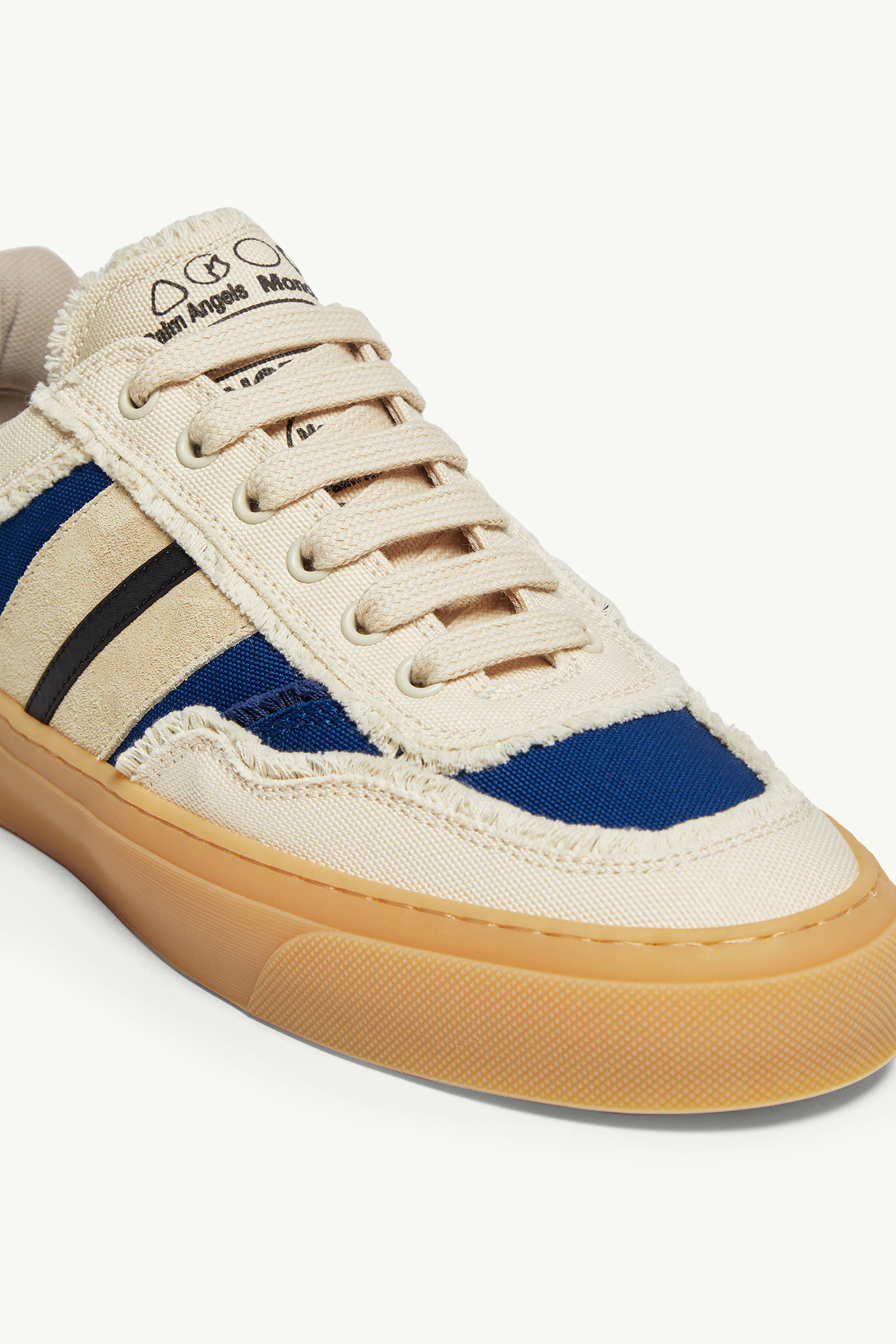 【送関込】Moncler x Palm Angels☆Monaco2スニーカー PAXMONCLER_MONACO2 SNEAKERS BLACK - BEIG in BLACK - BEIGE