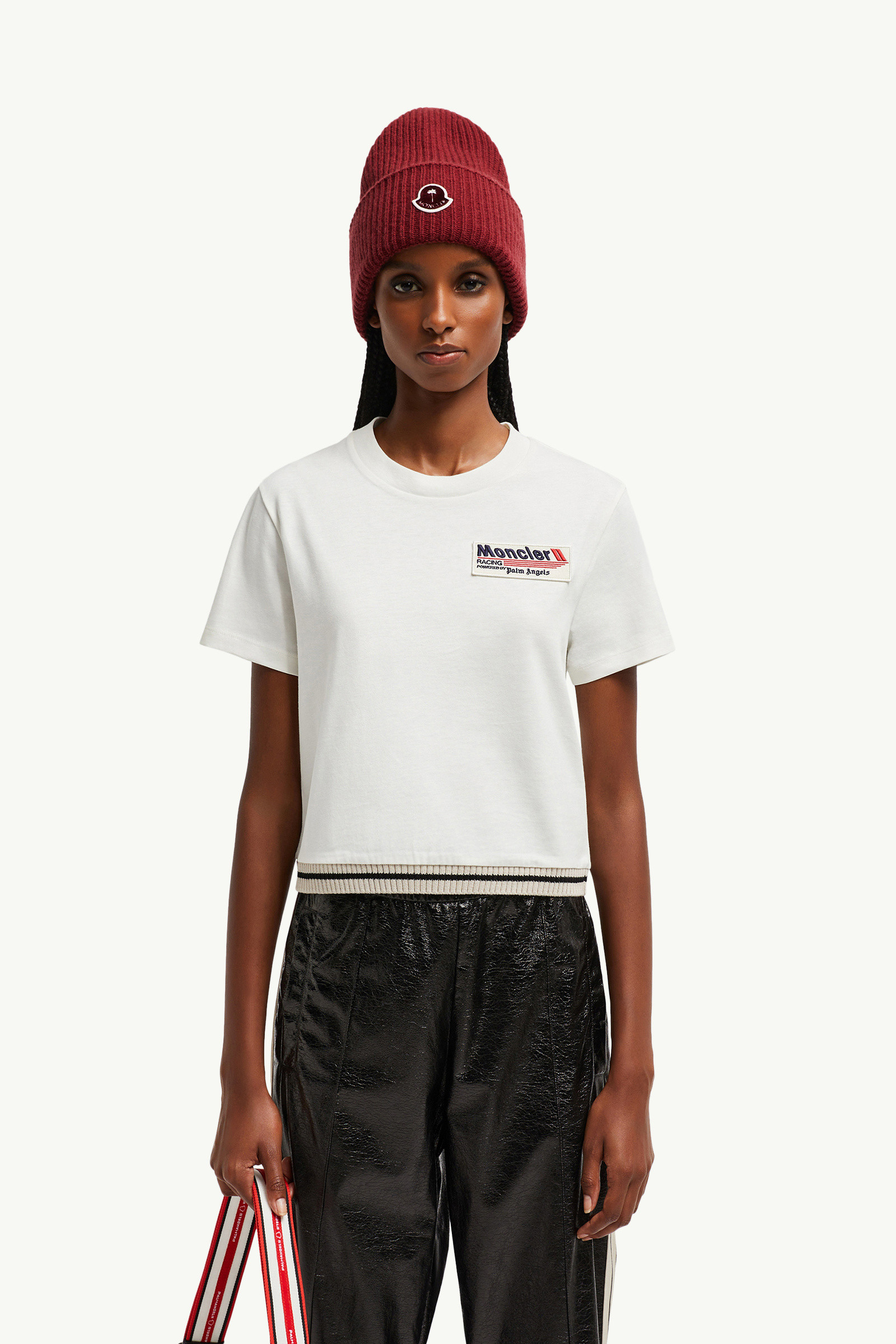 Off White Moncler x Palm Angels Cotton T-Shirt - Moncler x