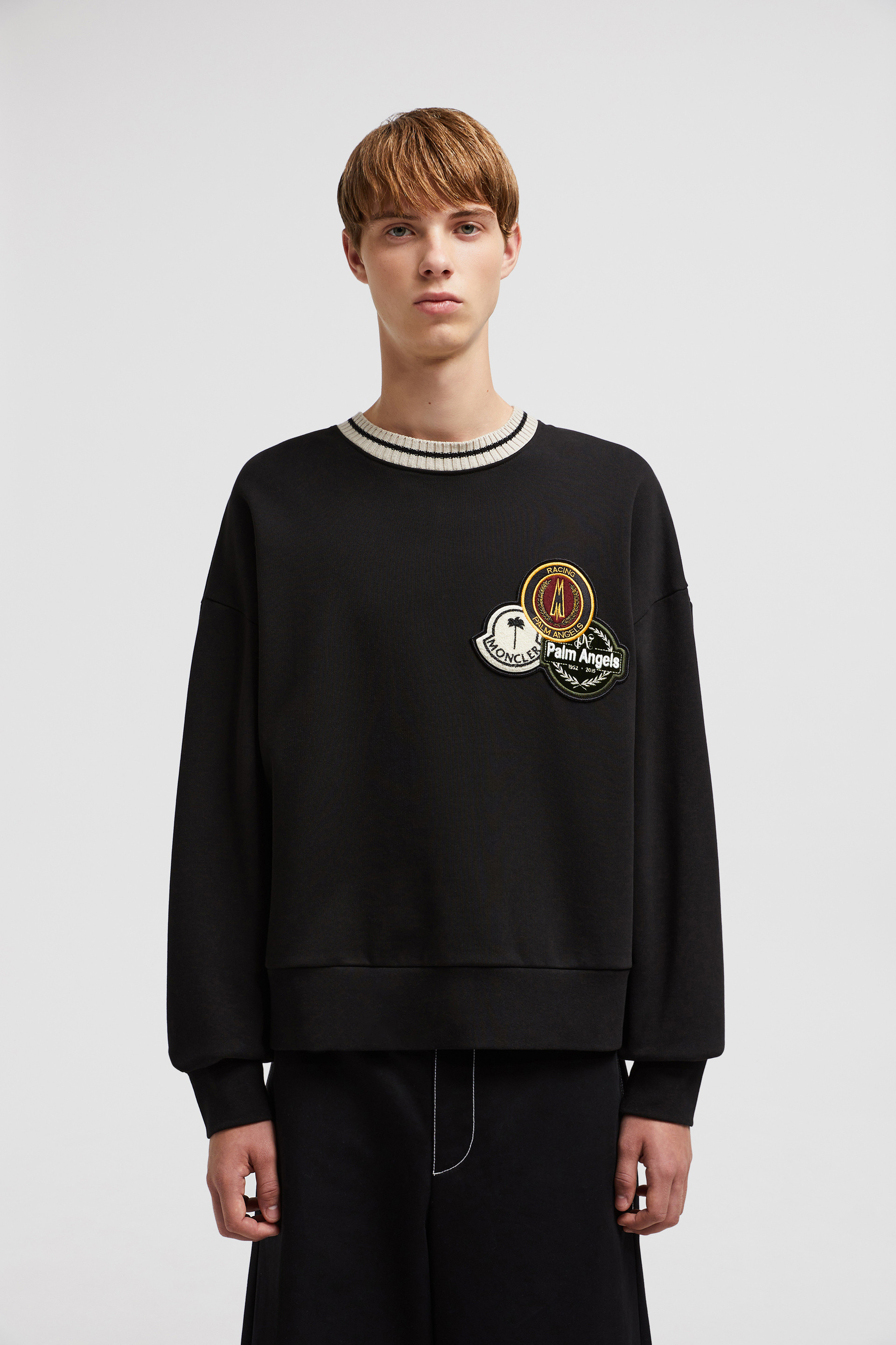 Black Moncler x Palm Angels Cotton Sweatshirt Moncler x Palm Angels for Genius Moncler NL