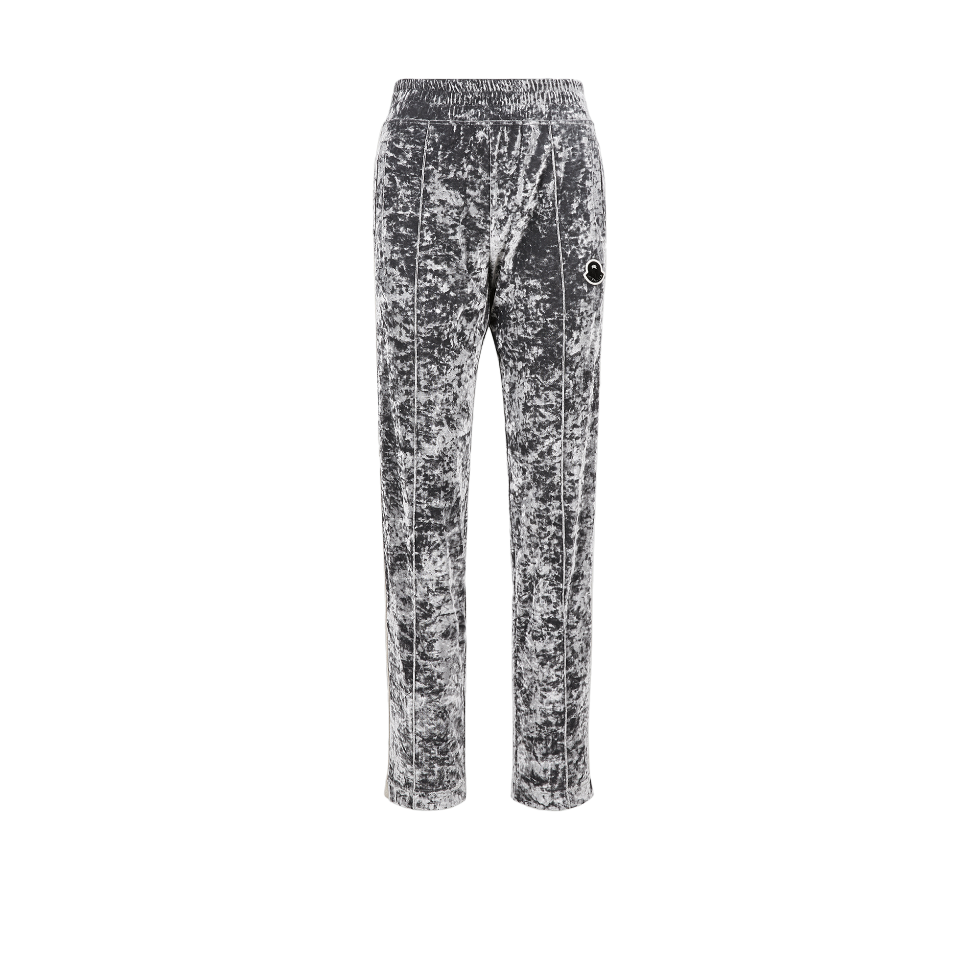Moncler X Palm Angels Damen Schwarz X Palm Angels Chenille Jogginghose Mit Reißverschluss, : Extra Klein