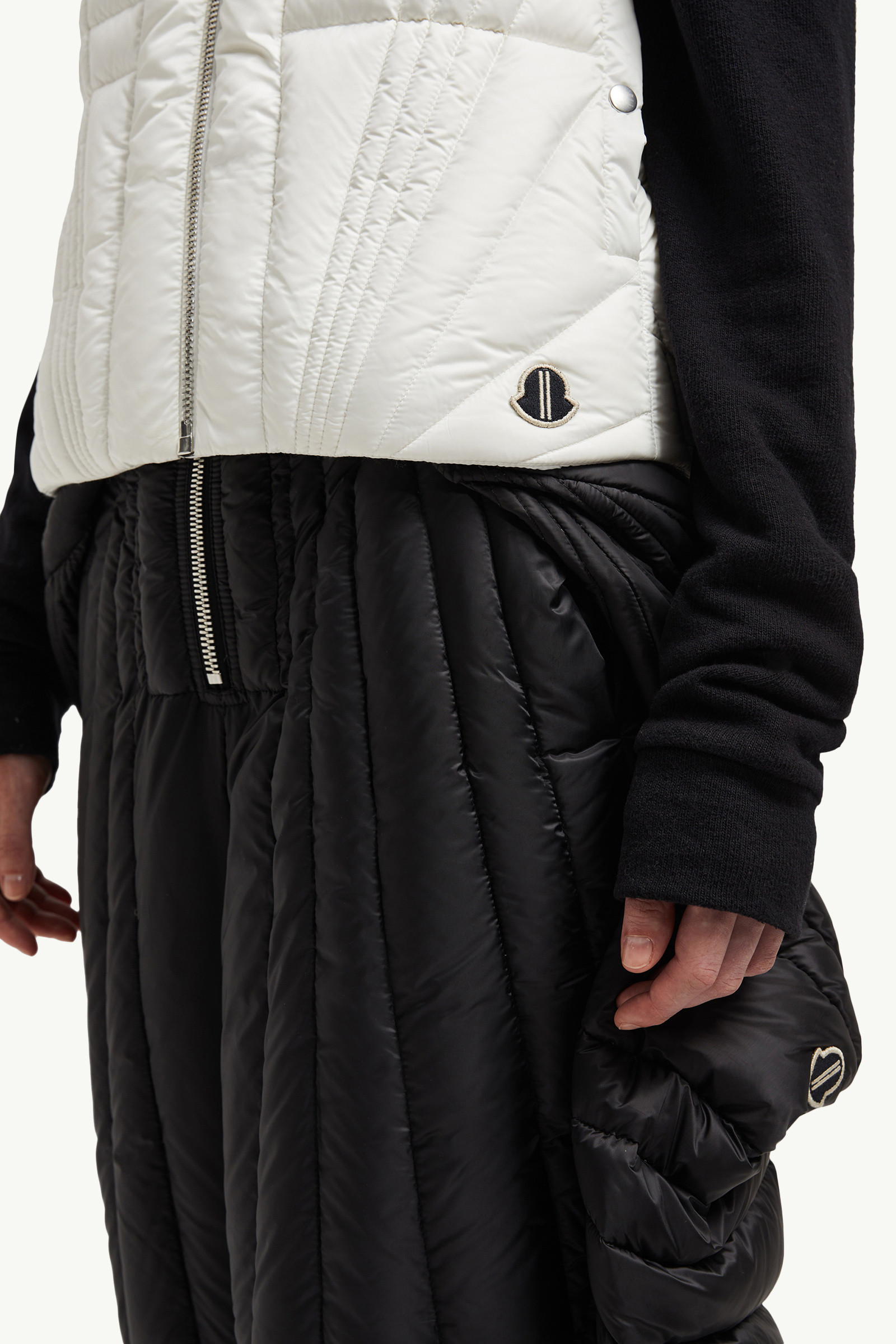 【RICK OWENS】 メガペンタ フライトベスト ホワイト X MONCLER Moncler x Rick Owens メンズ メガペンタ フライトベスト の
