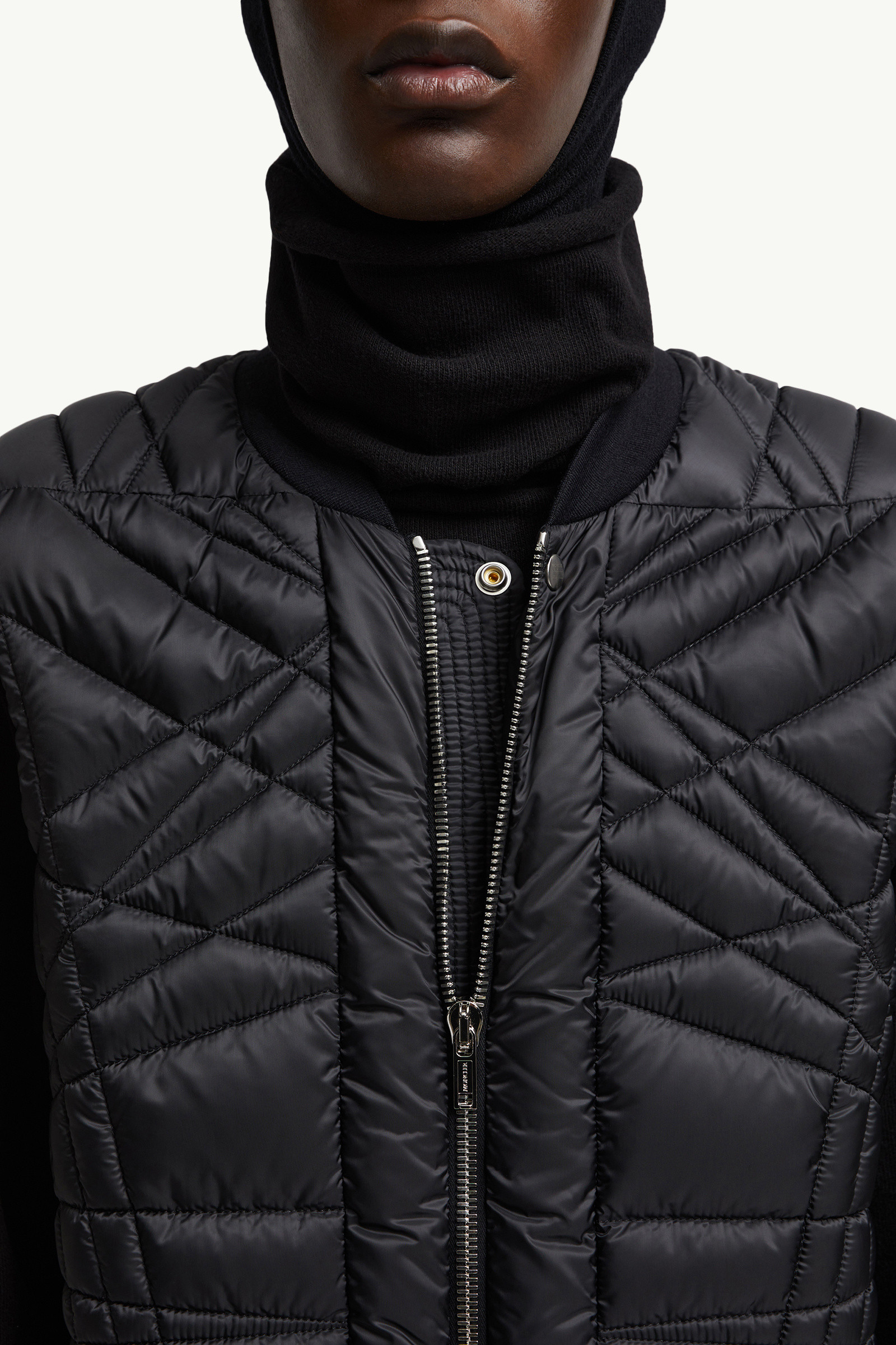 24AW◆RICK OWENS◆MONCLER MEGAPENTA フライト ダウンベスト Moncler + Rick Owens Black Megapenta Flight Down Vest by