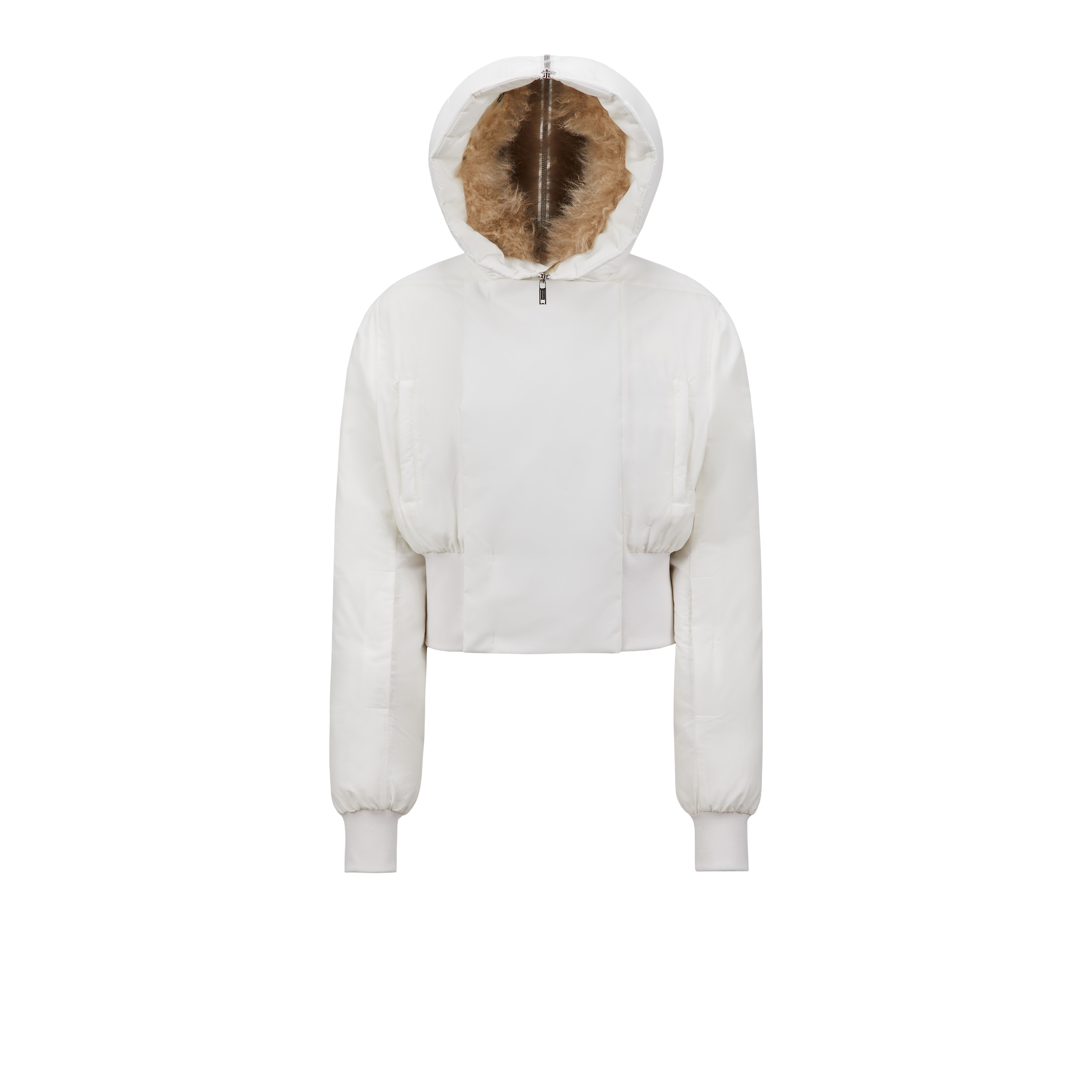 Shop Moncler Doudoune Alice  + Rick Owens In White