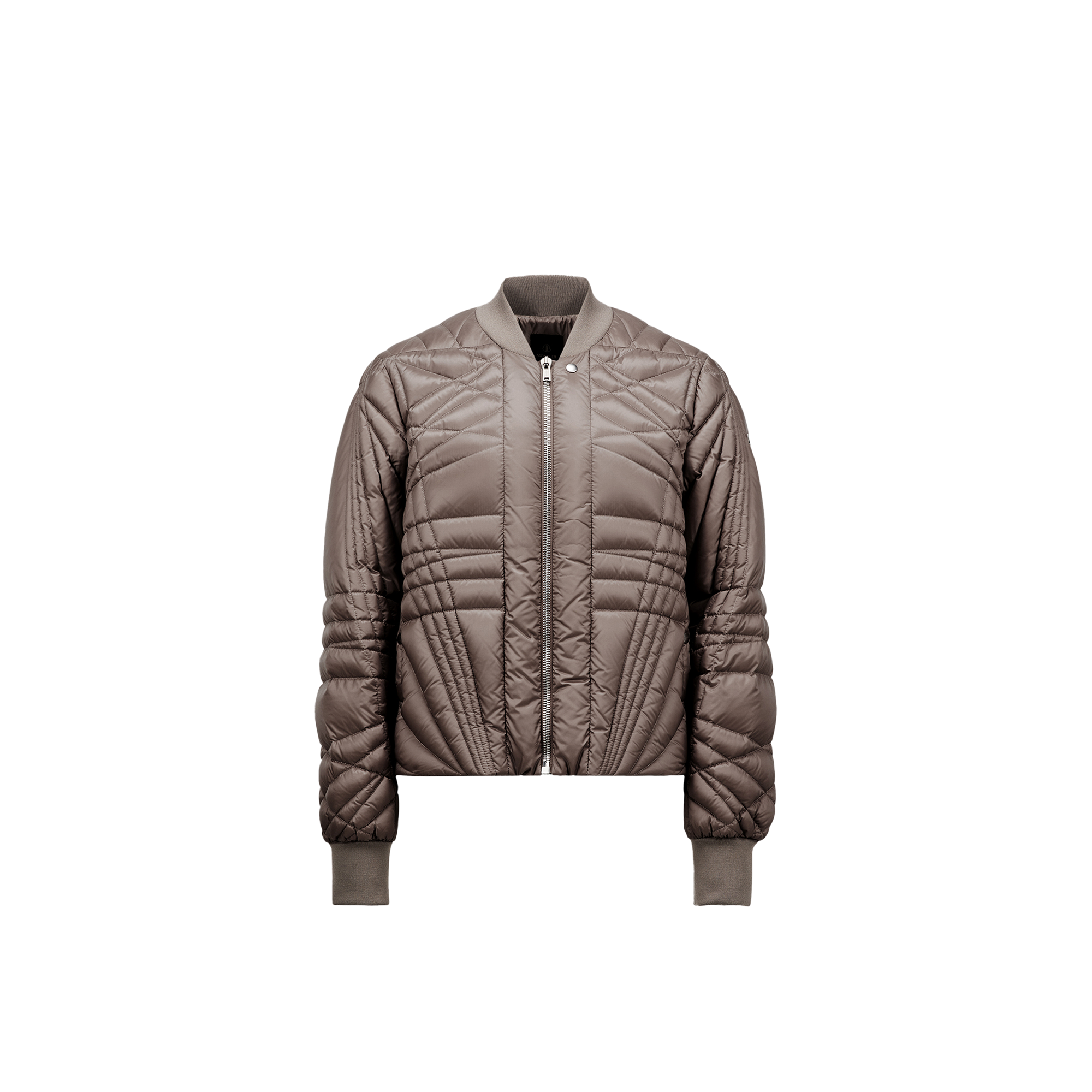 Shop Moncler Bomber Megapenta Flight + Rick Owens In Brown
