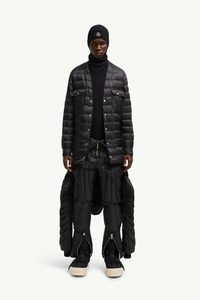 Moncler + Rick Owens Down Shirt Jacket ★関税込 Black Moncler + Rick Owens Down Shirt Jacket - Long Down