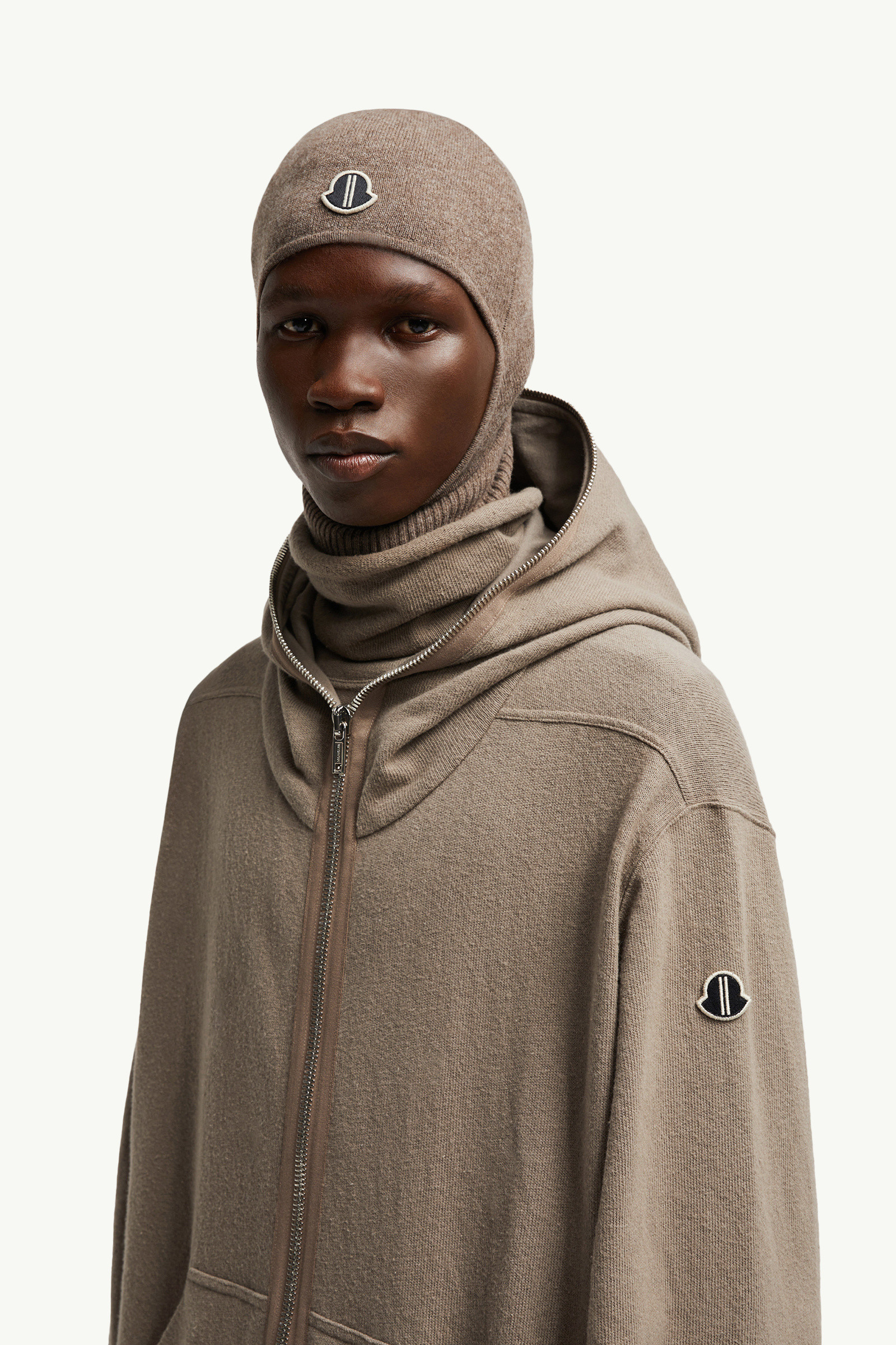 RICK OWENS MONCLER モンクレール Gimp コットンフーディー Rick Owens x Moncler Genius Padded Gimp Jacket in Black Rick