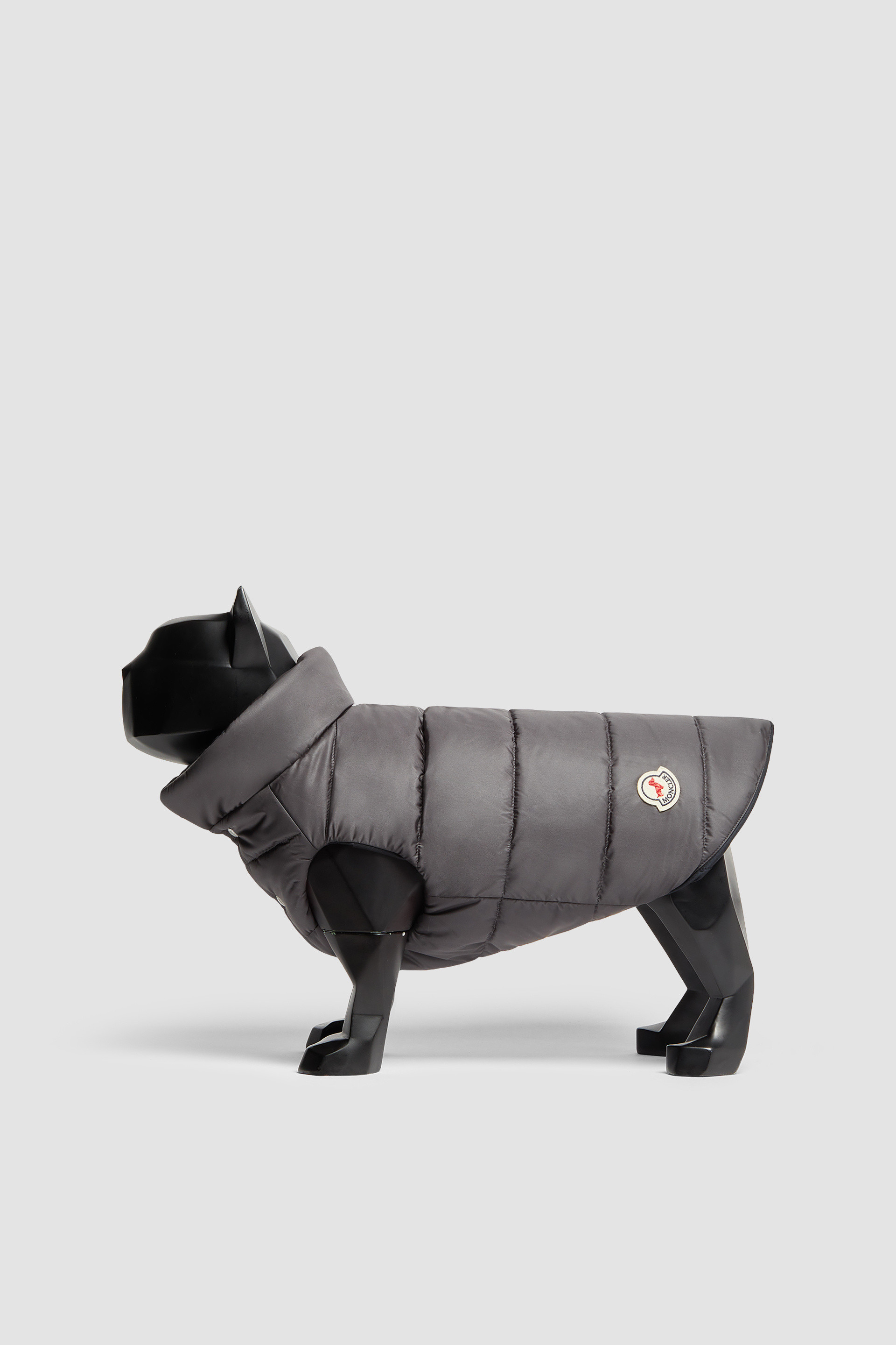 Blue Gray Logo Padded Dog Gilet Moncler Poldo Dog Couture for Special Projects Moncler PL