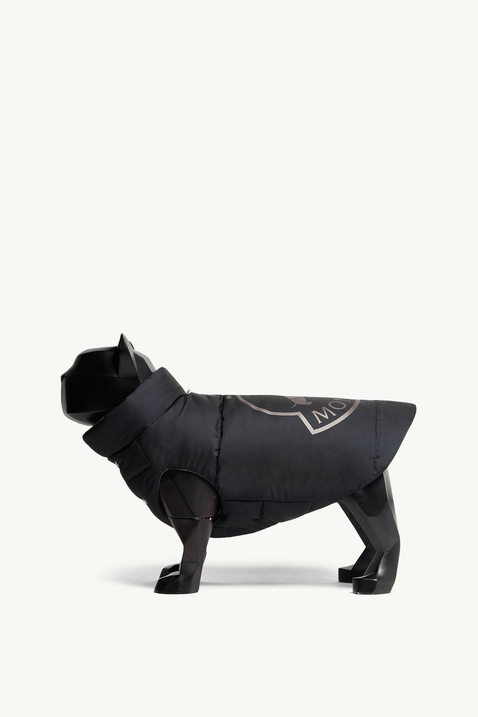 レビュー高評価のおせち贈り物 Moncler - Vest Dog Padded Logo Grey & Blue Poldo Couture Dog 犬服・アクセサリー