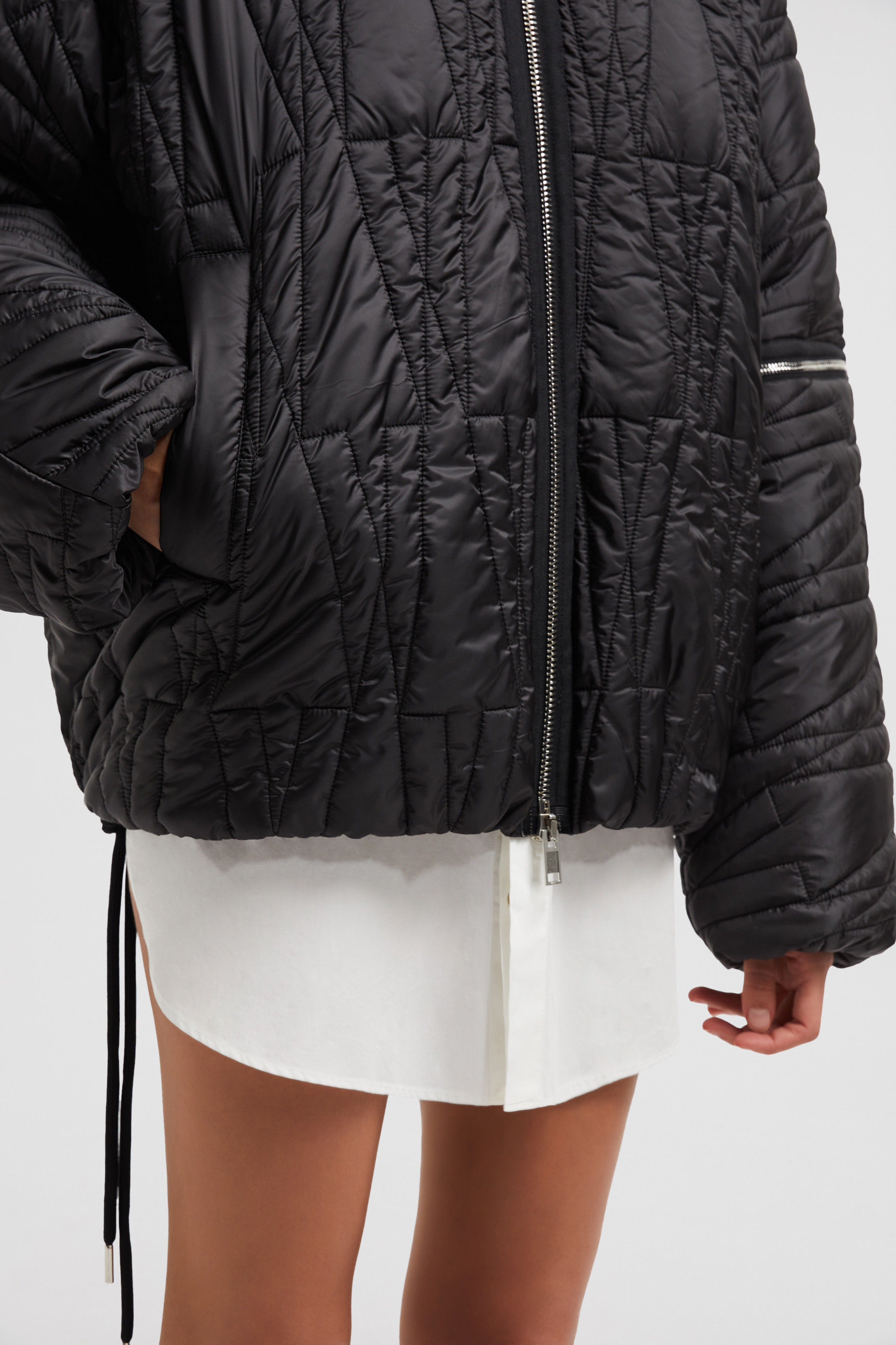Black Moncler x Willow Smith Haissa 2-in-1 Short Down Jacket Black Moncler x Willow Smith Haissa 2-in-1 Short Down Jacket