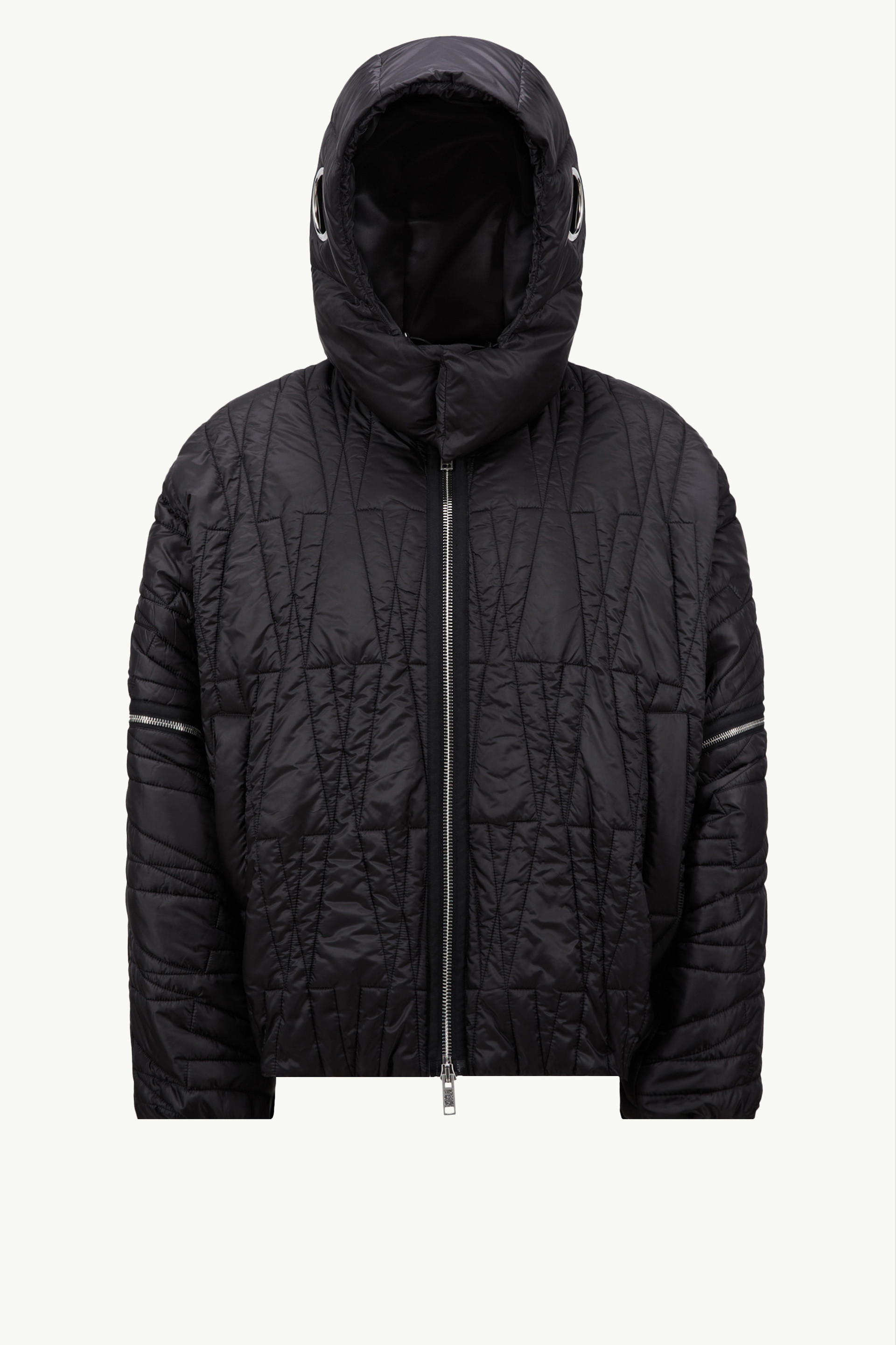 ジャケット MONCLER Moncler x Willow Smith 'Haissa' down jacket Black Moncler x Willow Smith Haissa 2-in-1 Short Down Jacket