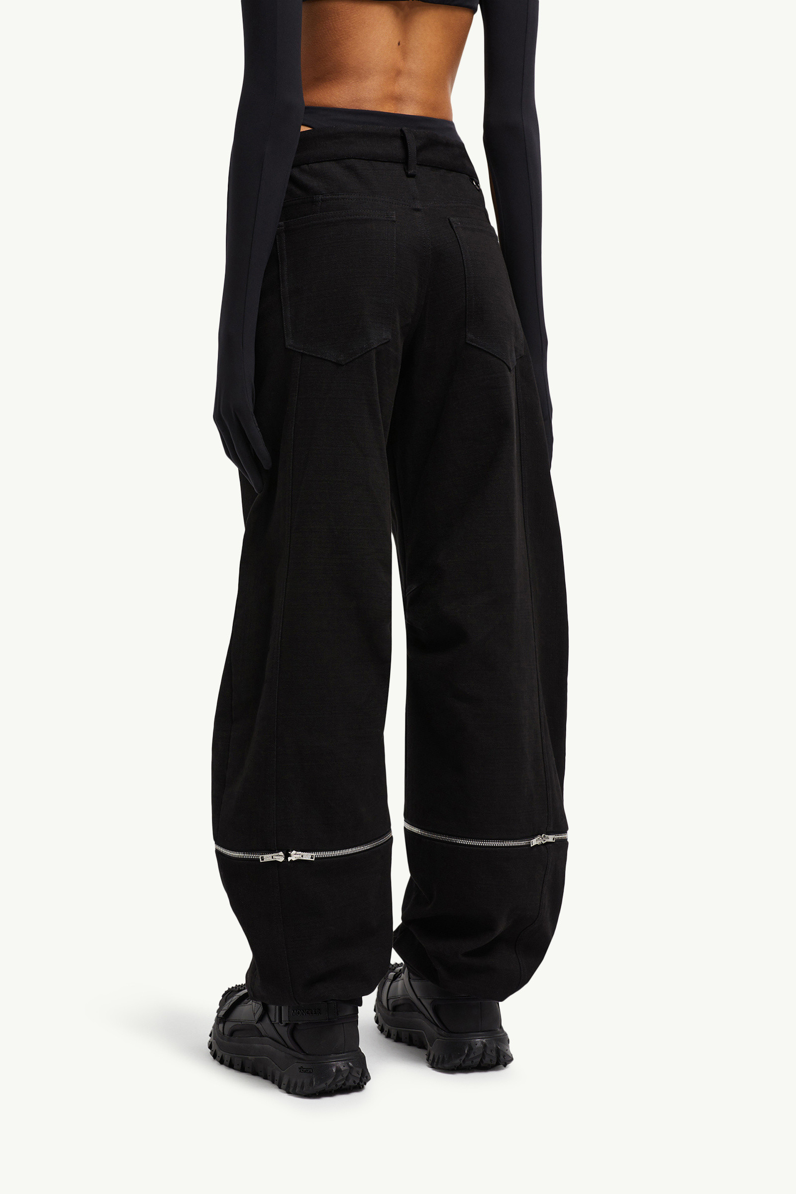 Moncler x Willow Smith Pants Black ウィロースミス パンツ Black Moncler x Willow Smith 2-in-1 Cotton Pants - for