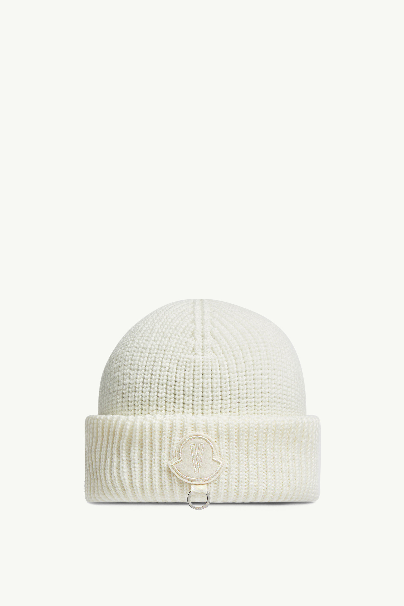 ニットキャップ・ビーニー MONCLER Moncler x Willow Smith Cap (J209T3B00004M1131 999) White Moncler x Willow Smith Wool Beanie - for Genius