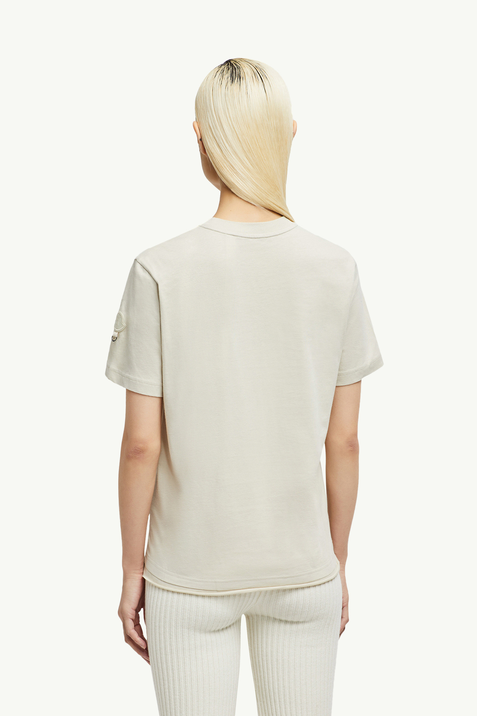 ★MONCLER × Willow Smith★アイレット コットン Tシャツ White Ivory Moncler x Willow Smith Eyelet Cotton T-Shirt