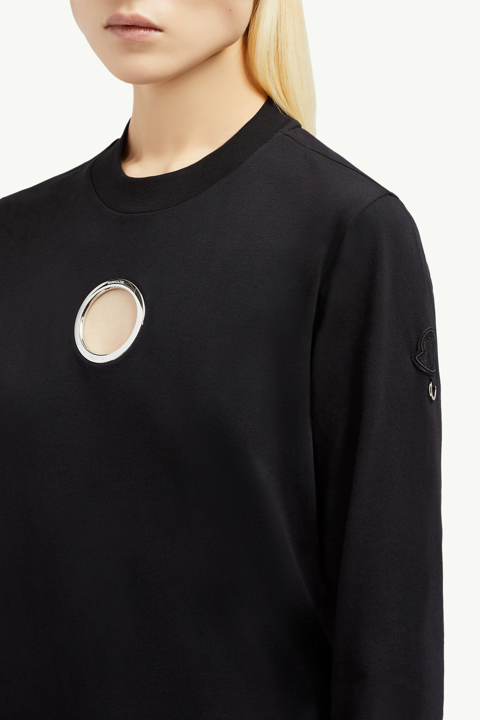 Moncler Tシャツ Willow Smith Cotton T-Shirt ★関税込 ブラック Moncler x Willow Smith Tシャツ : 向けの Genius