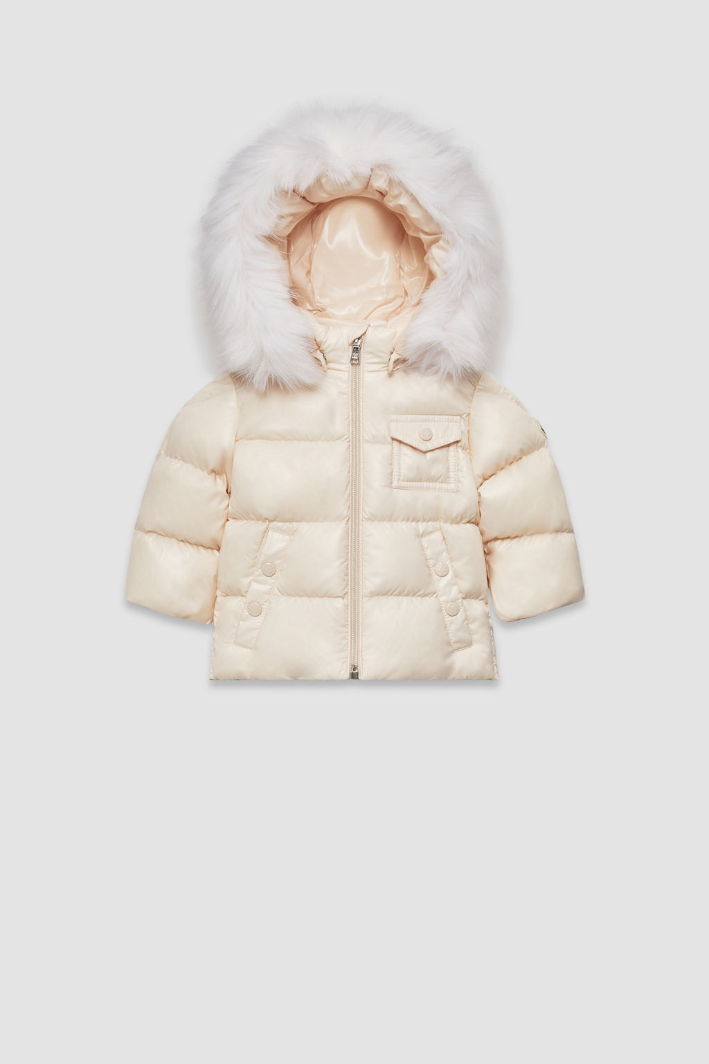 Moncler Hiti Baby Girls Summer Jacket In Light Pink