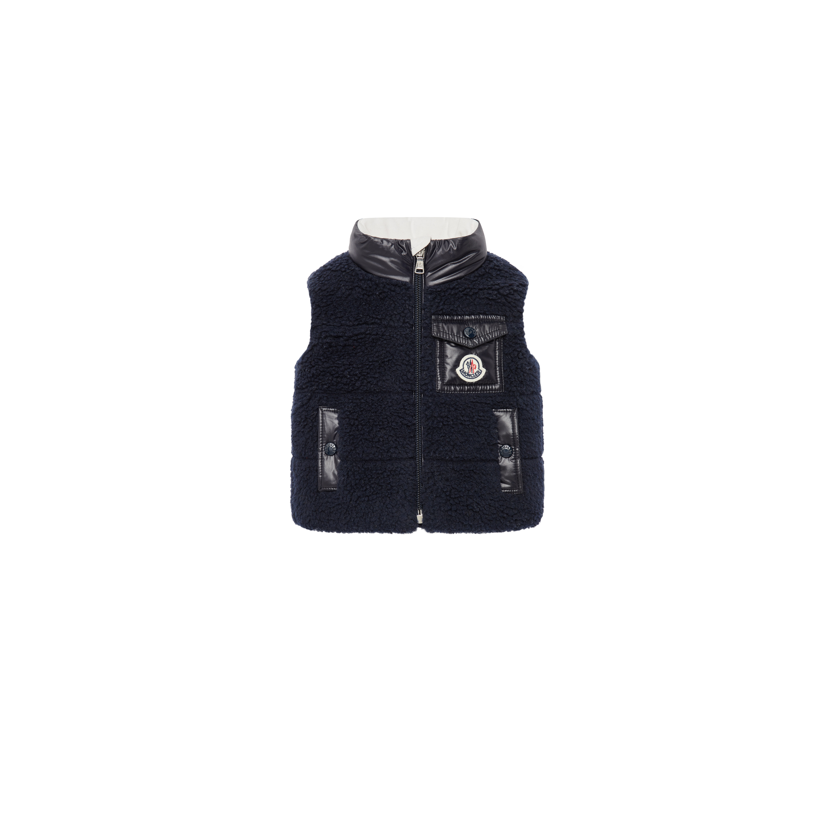 Shop Moncler Gilet Matelassé Odal In Blue