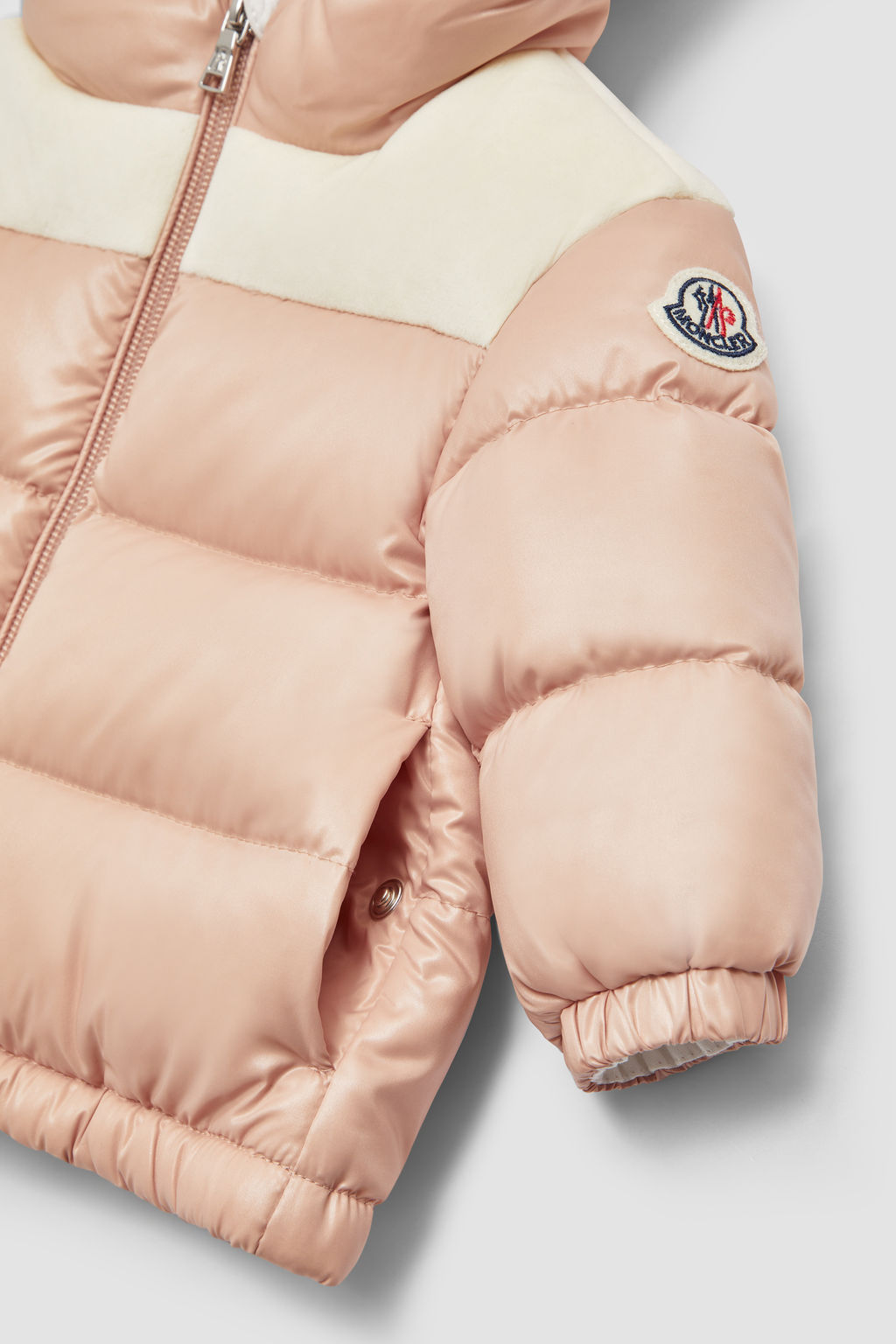 Moncler Lance Baby Girls In Between Jacket Light Pink main image 1