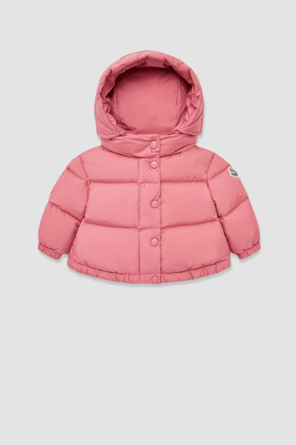 Baby pink moncler jacket hotsell