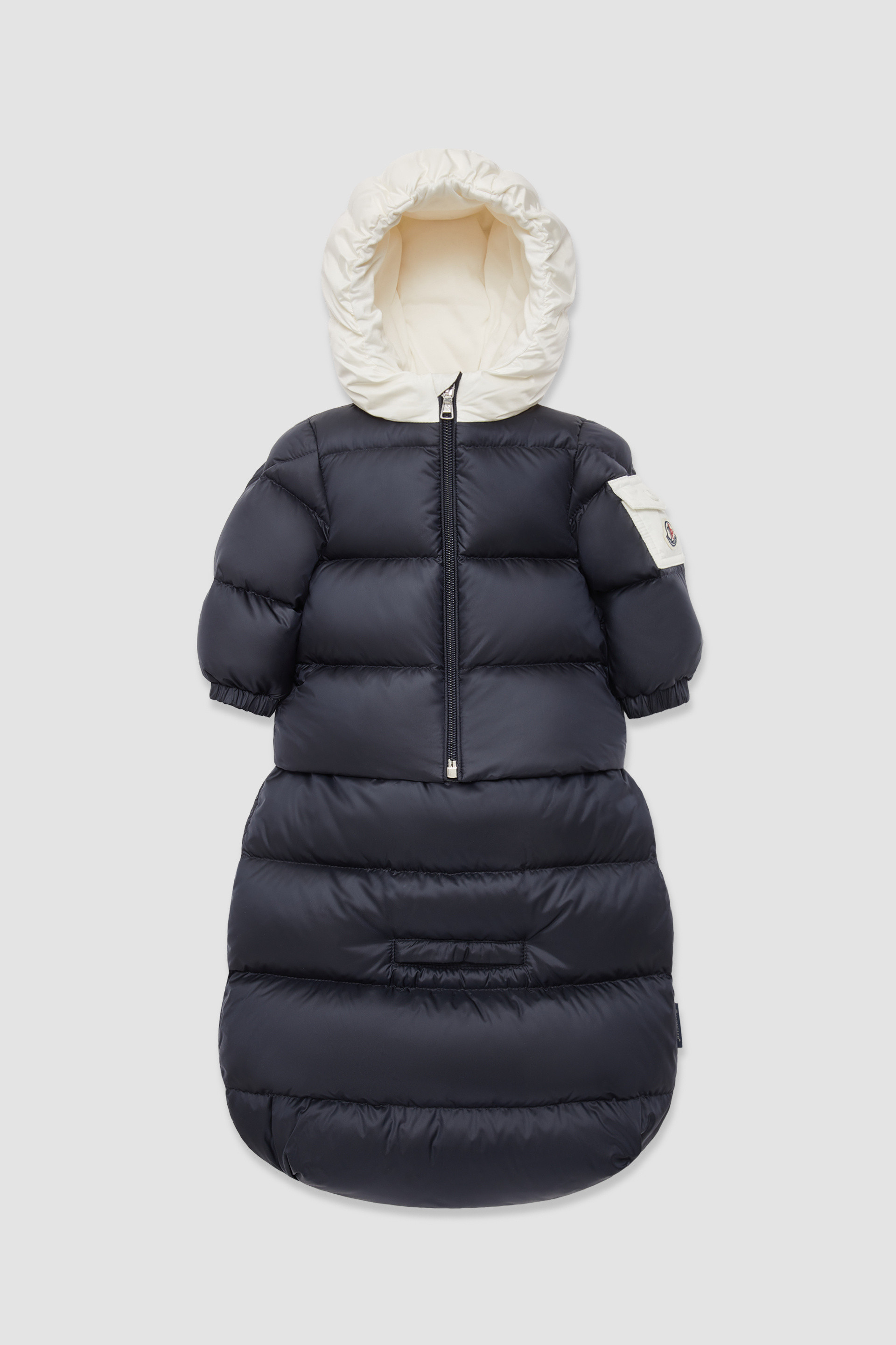 Night Blue Down Filled Baby Nest Outerwear for Children Moncler CH