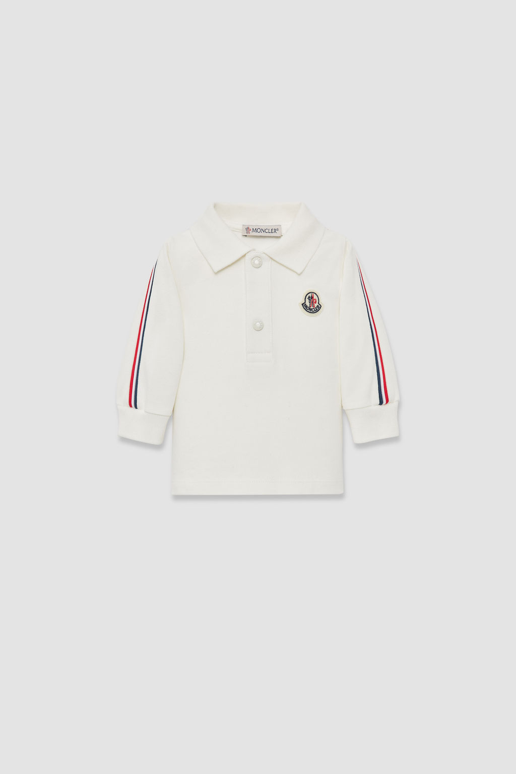 Moncler Baby Boys Polo In White 4