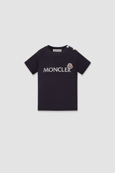 Night Blue Logo T-Shirt - Clothing for Children | Moncler US