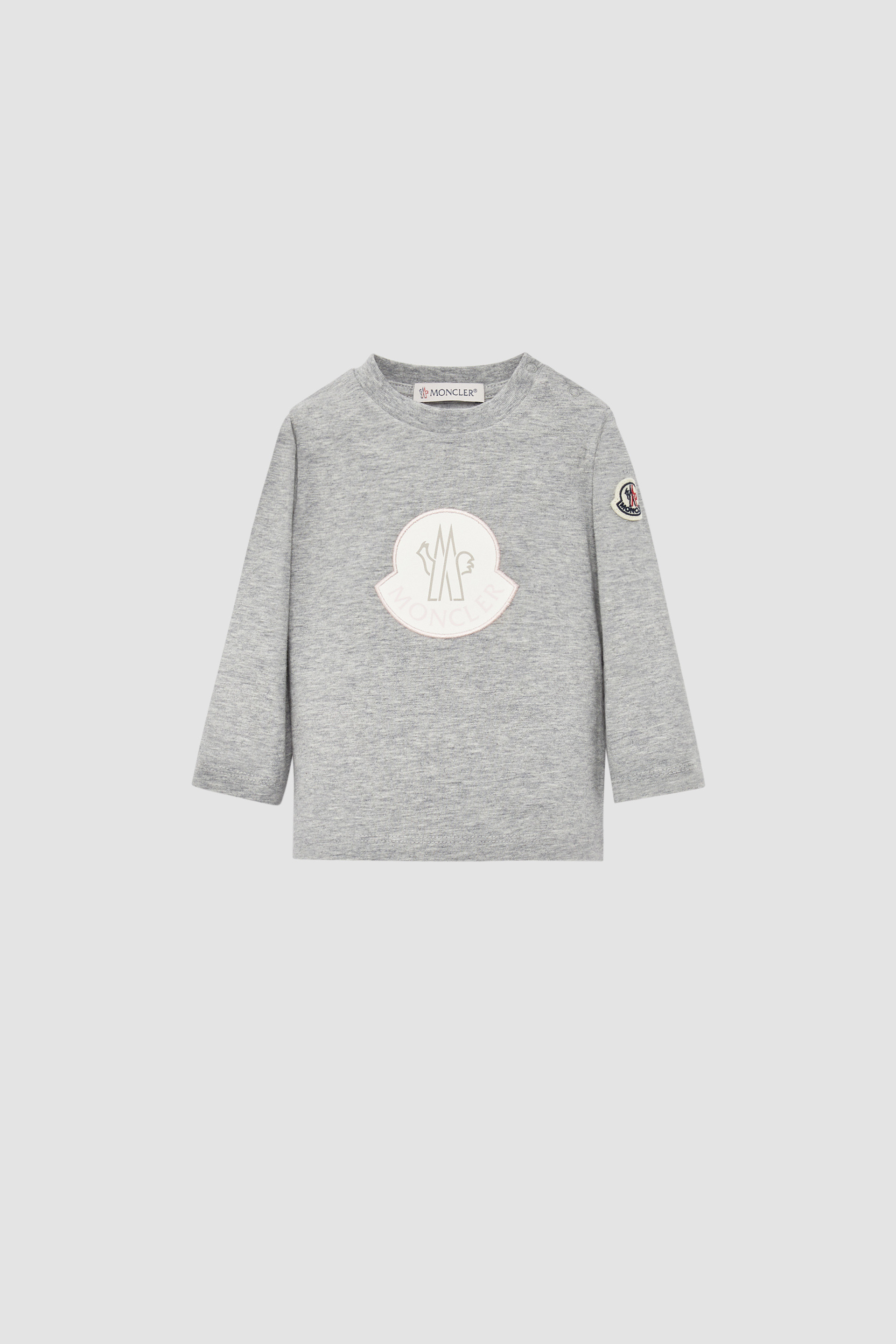 Grey Logo Jersey Long Sleeve T-Shirt - Clothing for Children Grey Logo Jersey Long Sleeve T-Shirt - Clothing for Children