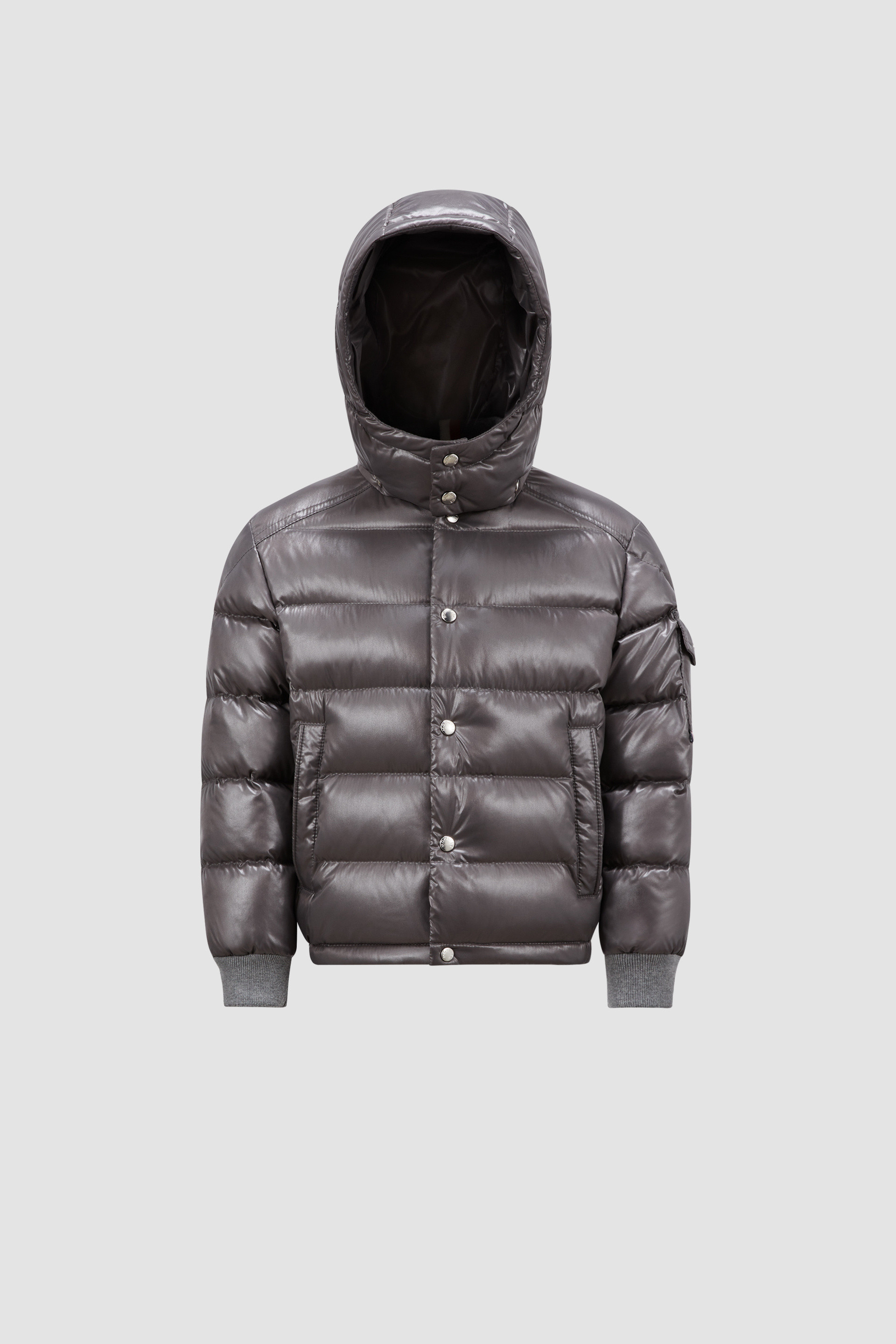 Grey moncler puffer online