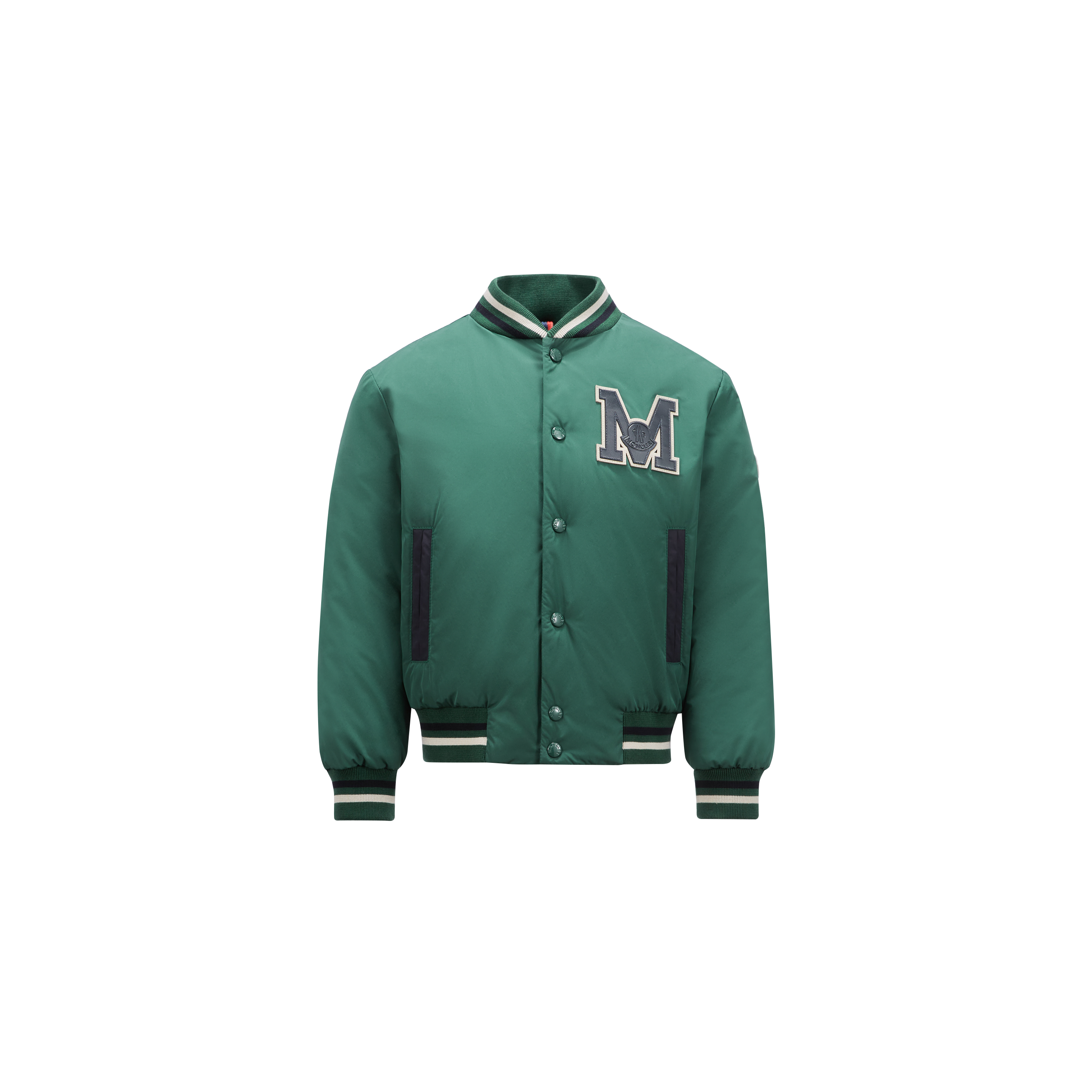 Shop Moncler Bomber Siko In Green