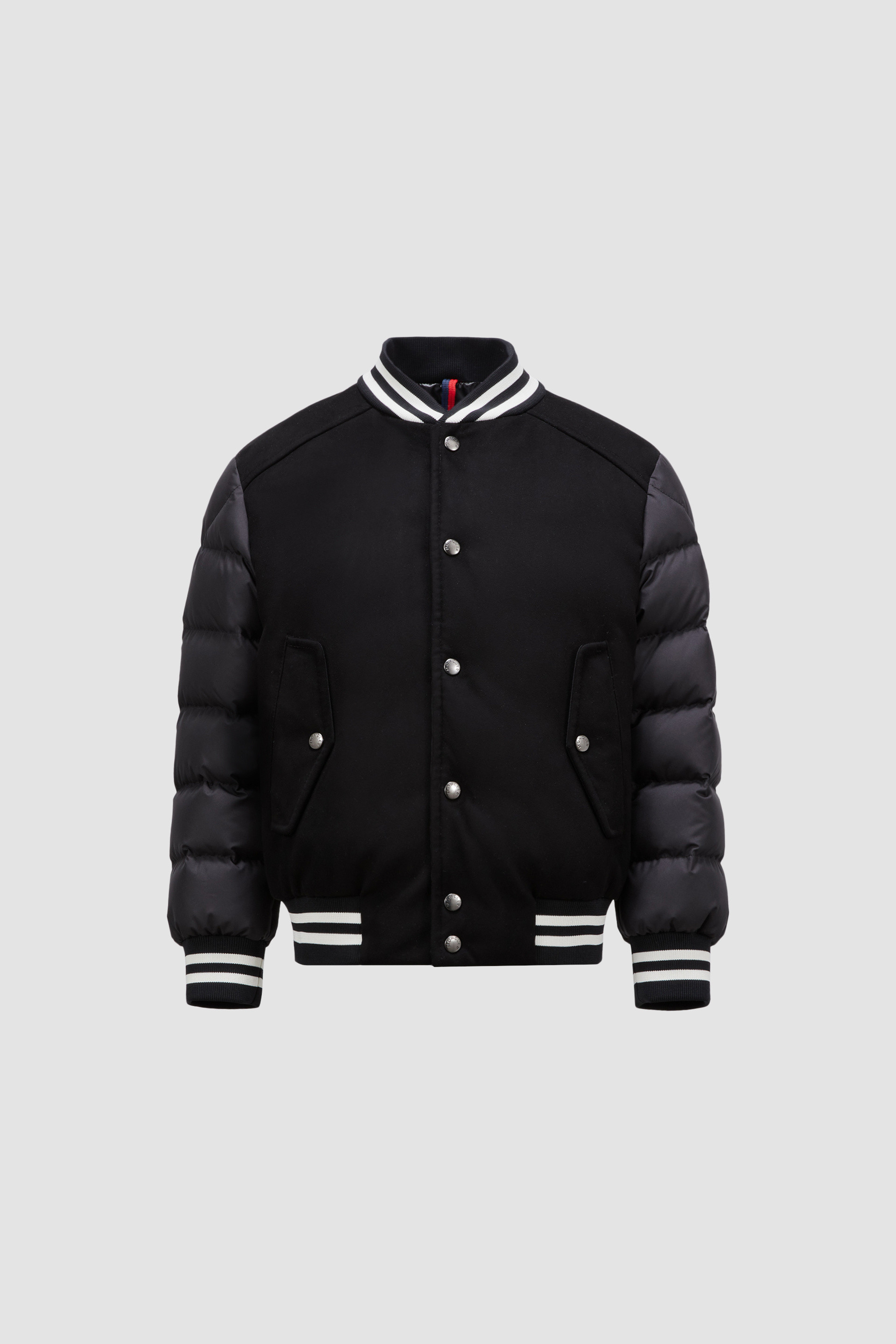 Black Mahali Down Bomber Jacket Down Jackets Vests for Children Moncler US