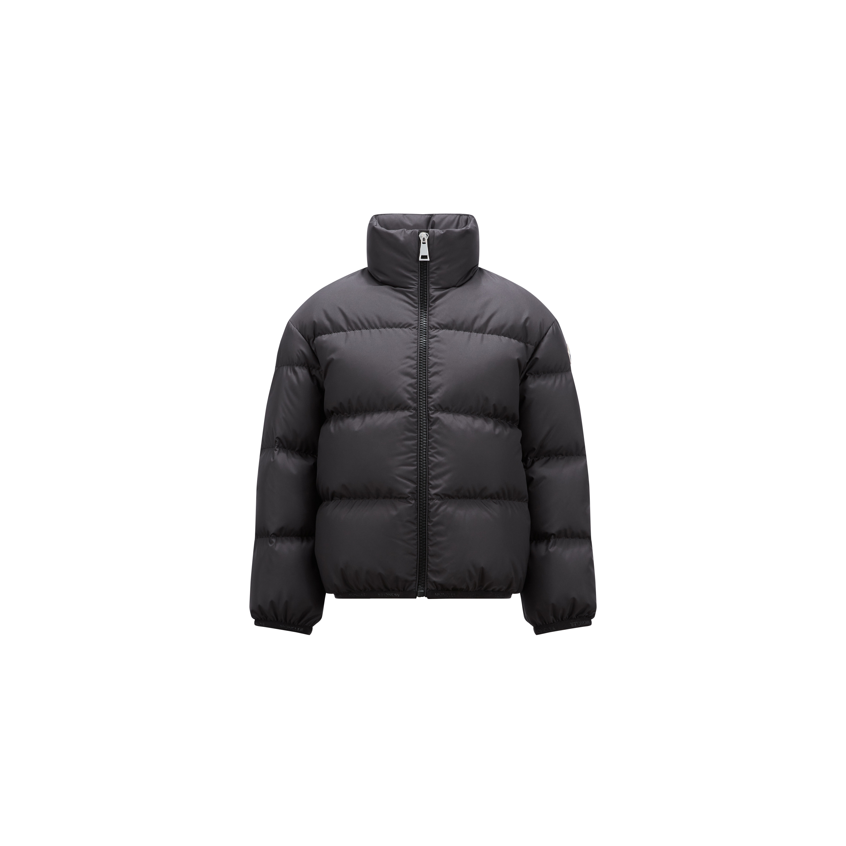 Shop Moncler Abbadia Down Jacket Black