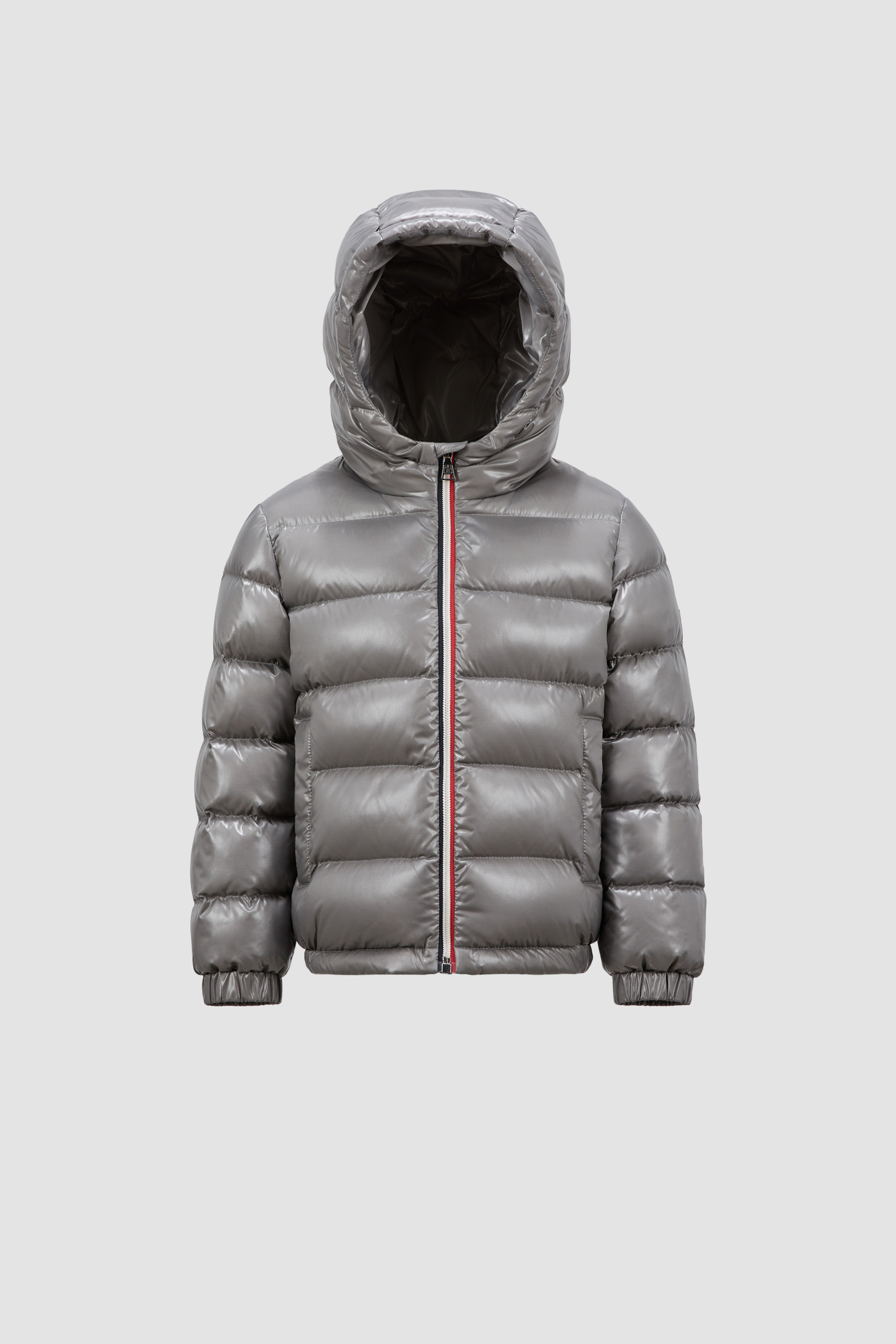 Grey New Aubert Hooded Down Jacket Down Jackets Vests for Children Moncler US