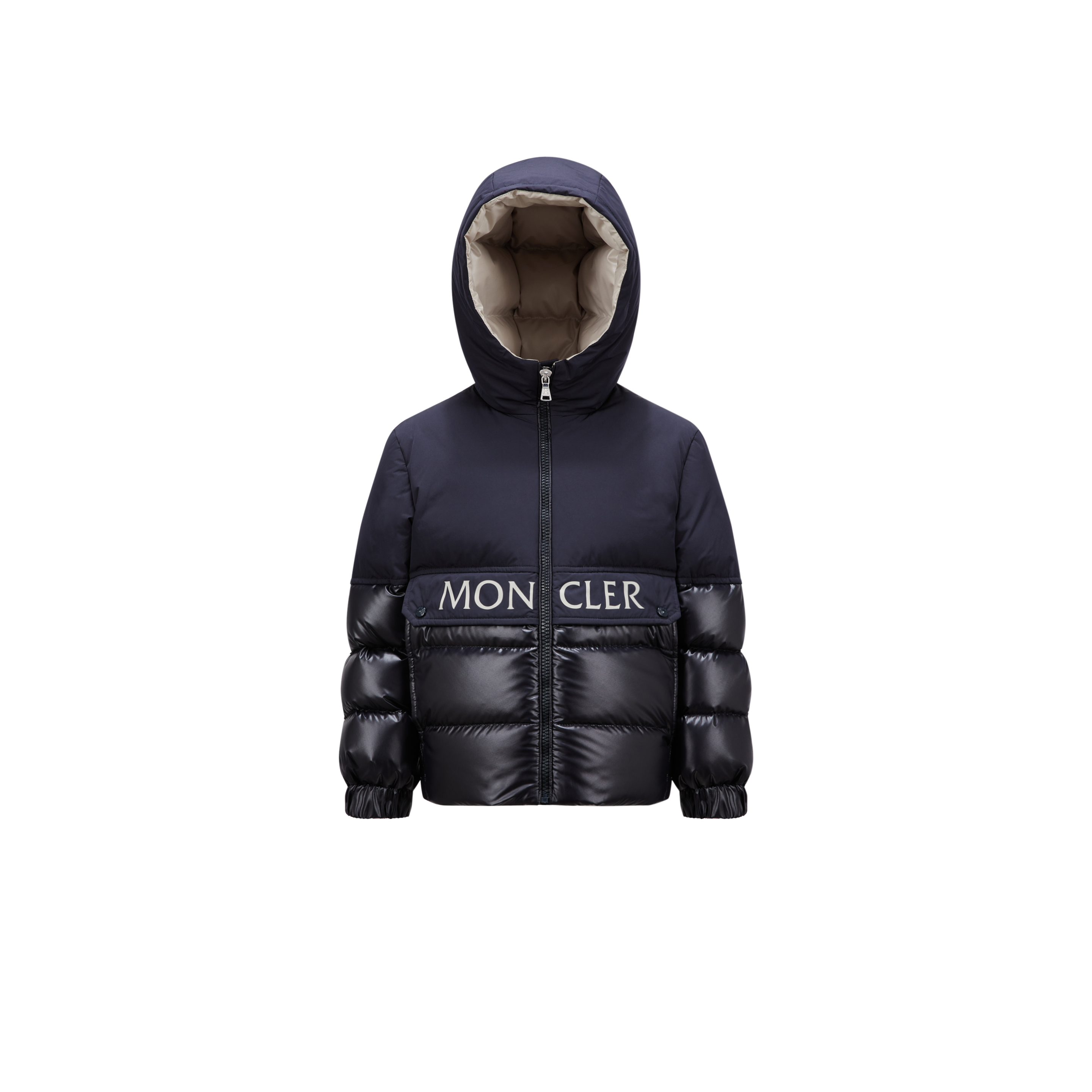 Moncler Kids' Doudoune Andres In Bleu