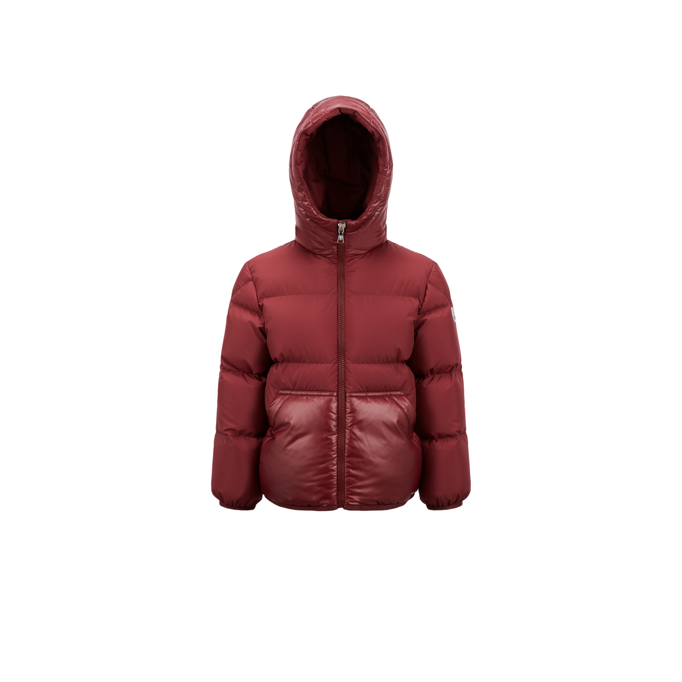 Shop Moncler Doudoune Barin In Rouge