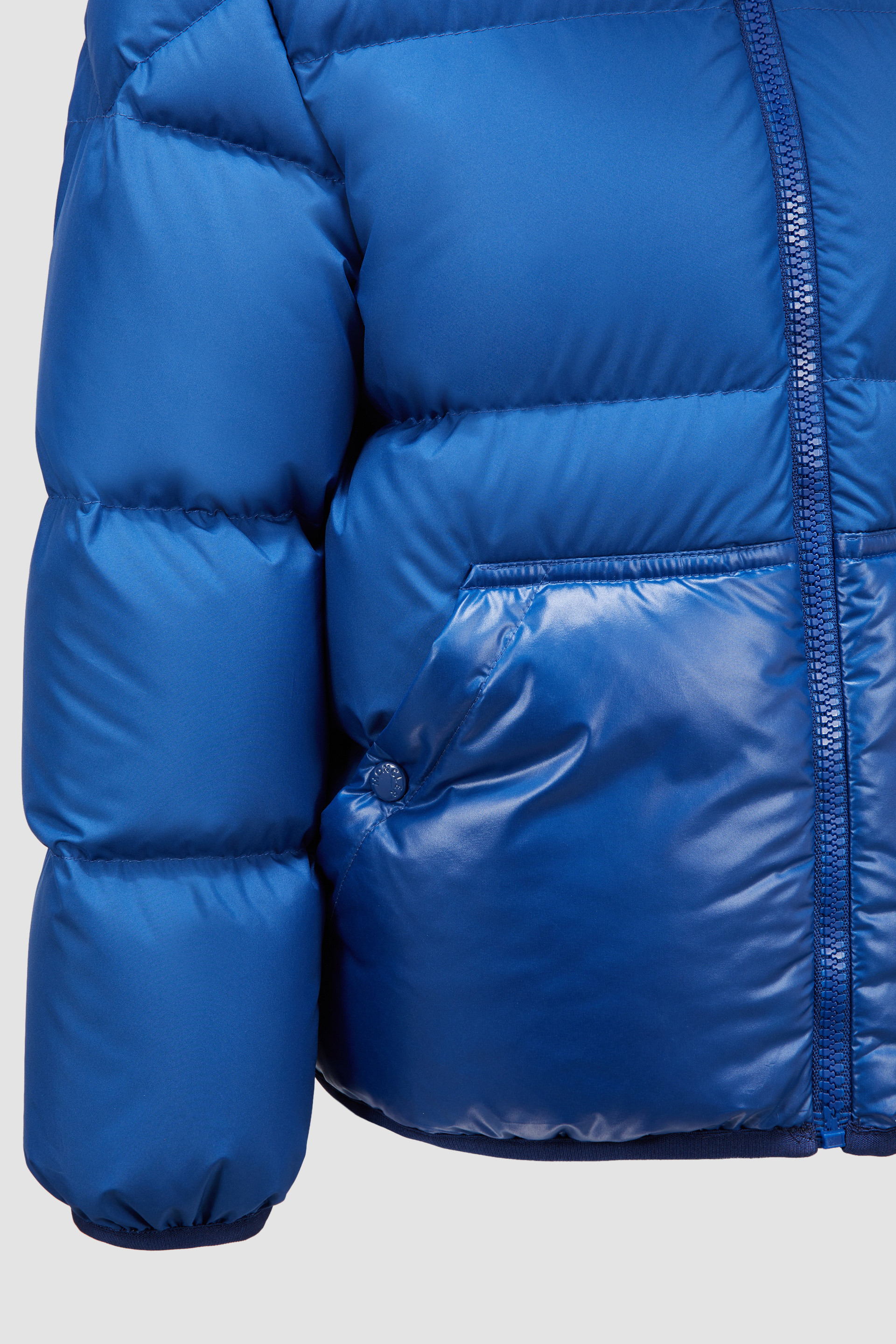 Electric Blue Barin Down Jacket - Down Jackets & Vests for