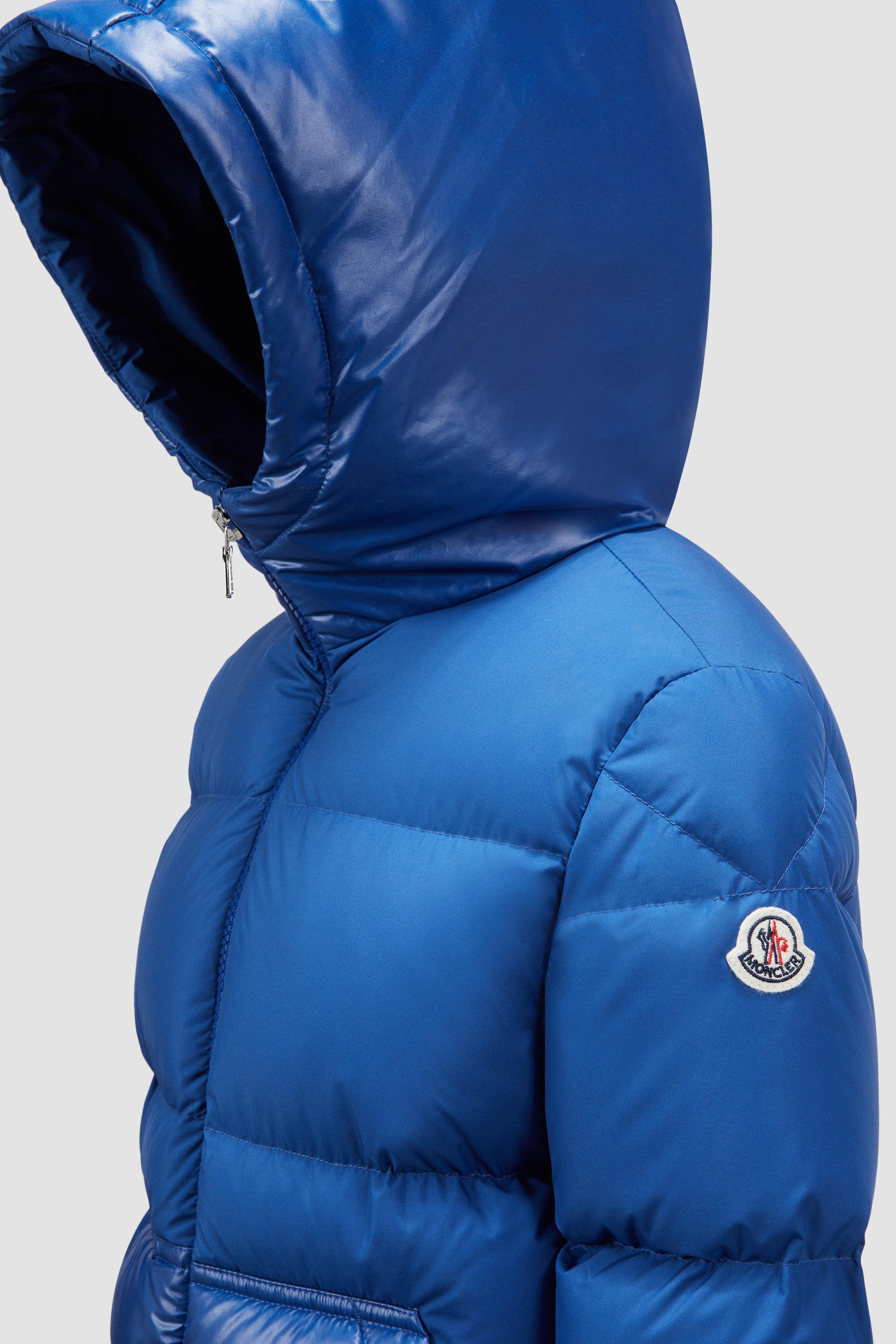 Electric Blue Barin Down Jacket - Down Jackets & Vests for