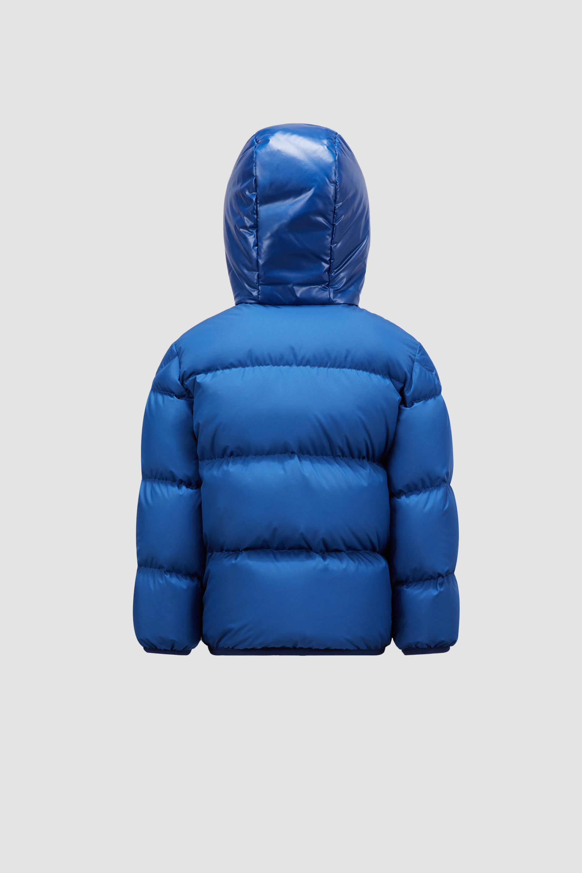 Electric Blue Barin Down Jacket Down Jackets Vests for Children Moncler US