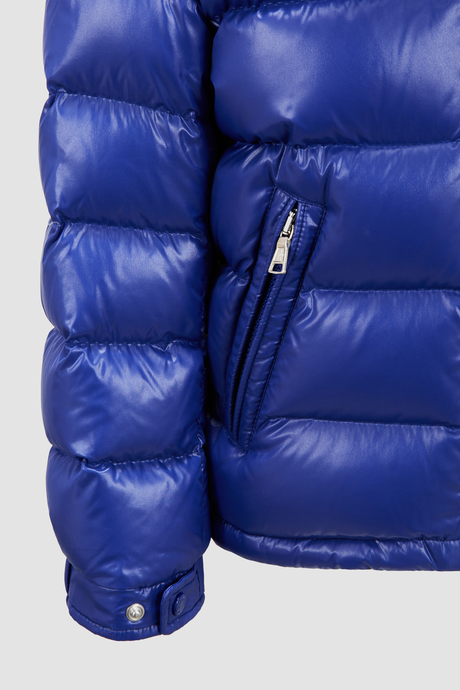 Electric Blue New Moncler Maya Hooded Down Jacket - Down Electric Blue New Moncler Maya Hooded Down Jacket - Down