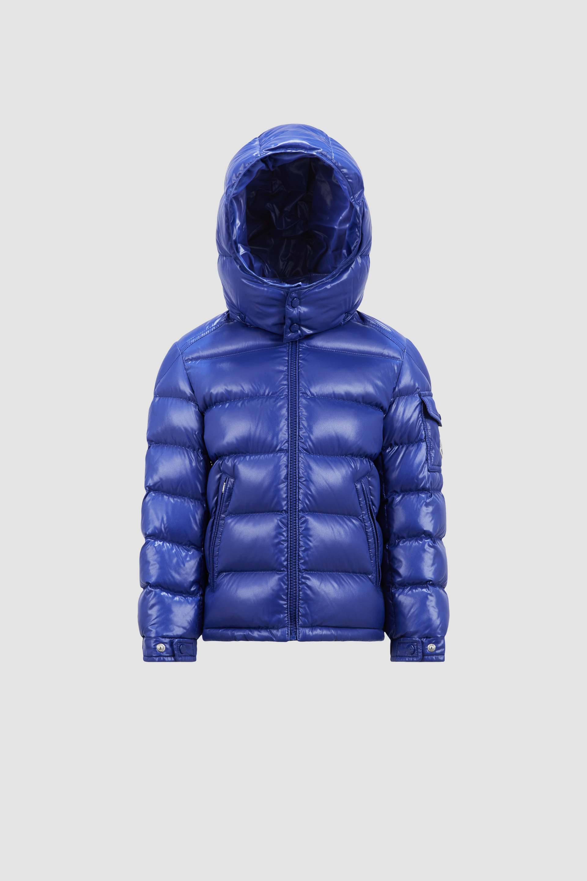 Blue moncler puffer jacket on sale