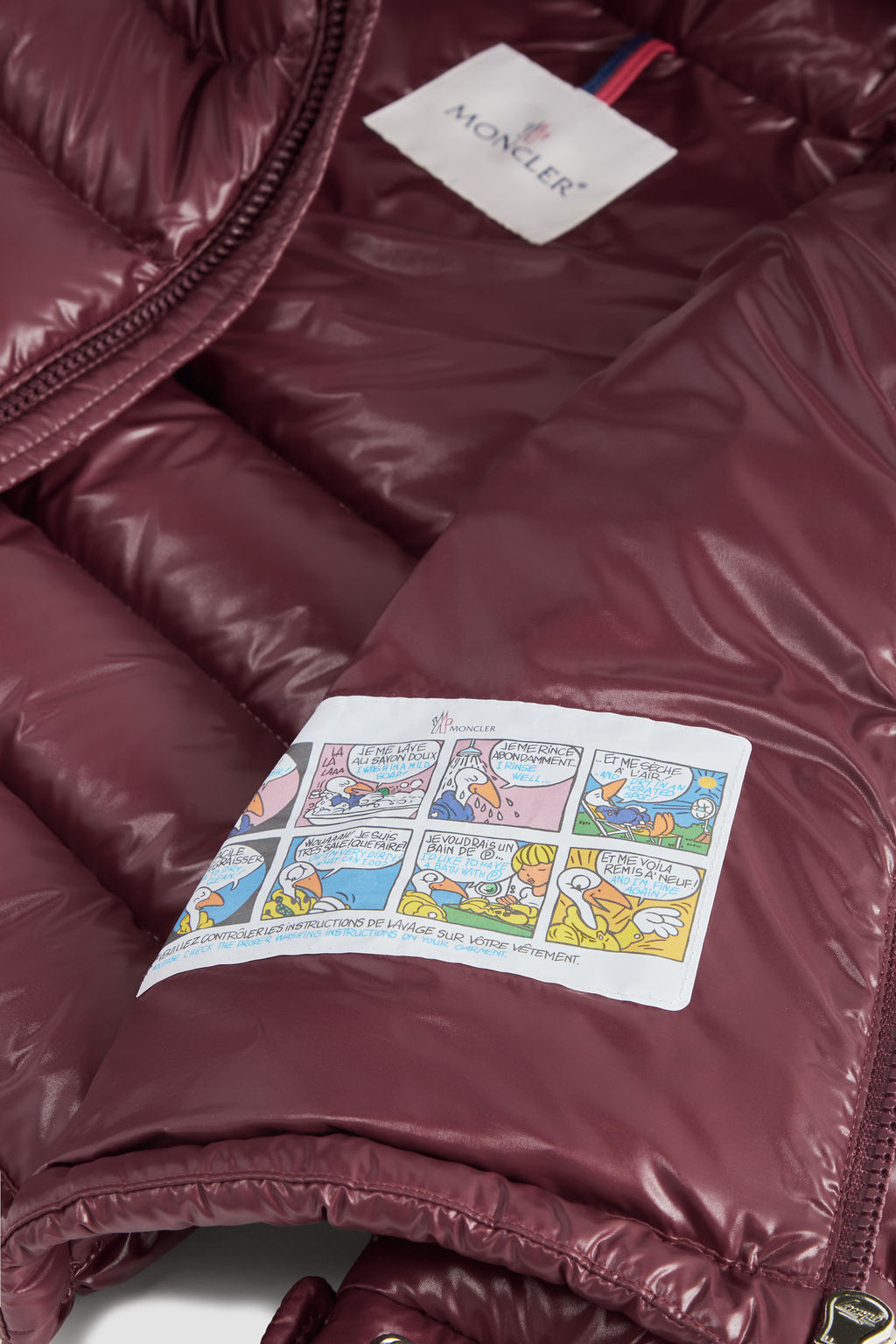 Dark Red New Moncler Maya Down Jacket Down Jackets & Vests for