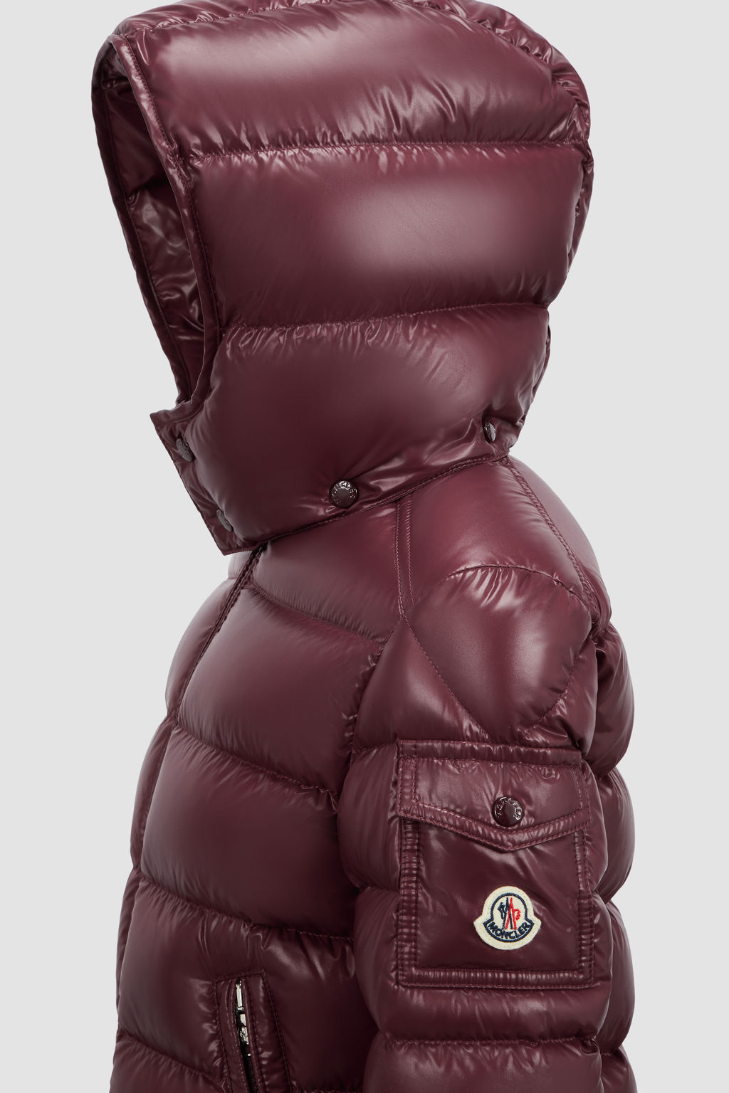 Dark Red New Moncler Maya Down Jacket Down Jackets & Vests for