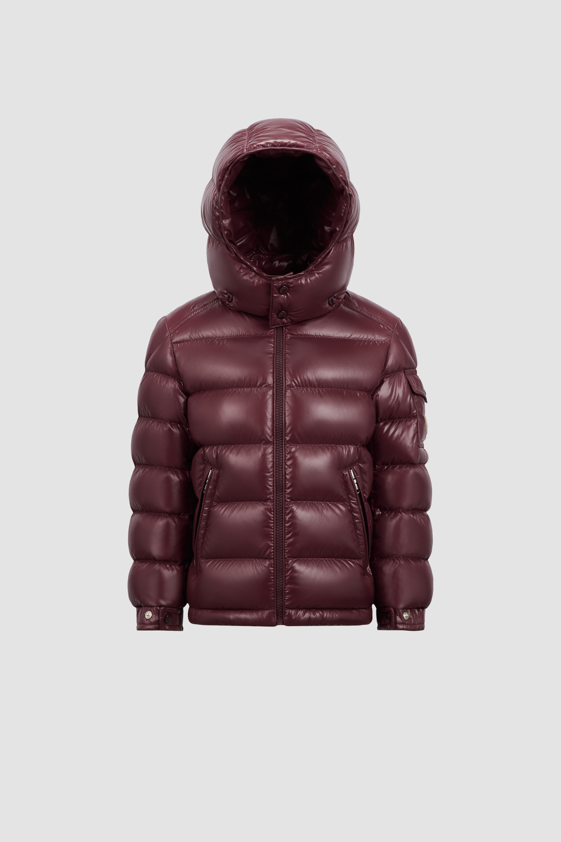 Red moncler maya coat on sale